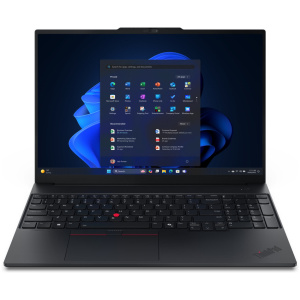 Lenovo ThinkPad E16 Gen 3 Core™ Ultra 5 225U 256GB SSD 16GB 16" WUXGA (1920x1200) IPS WIN11 Pro BLACK Backlit Keyboard FP Reader