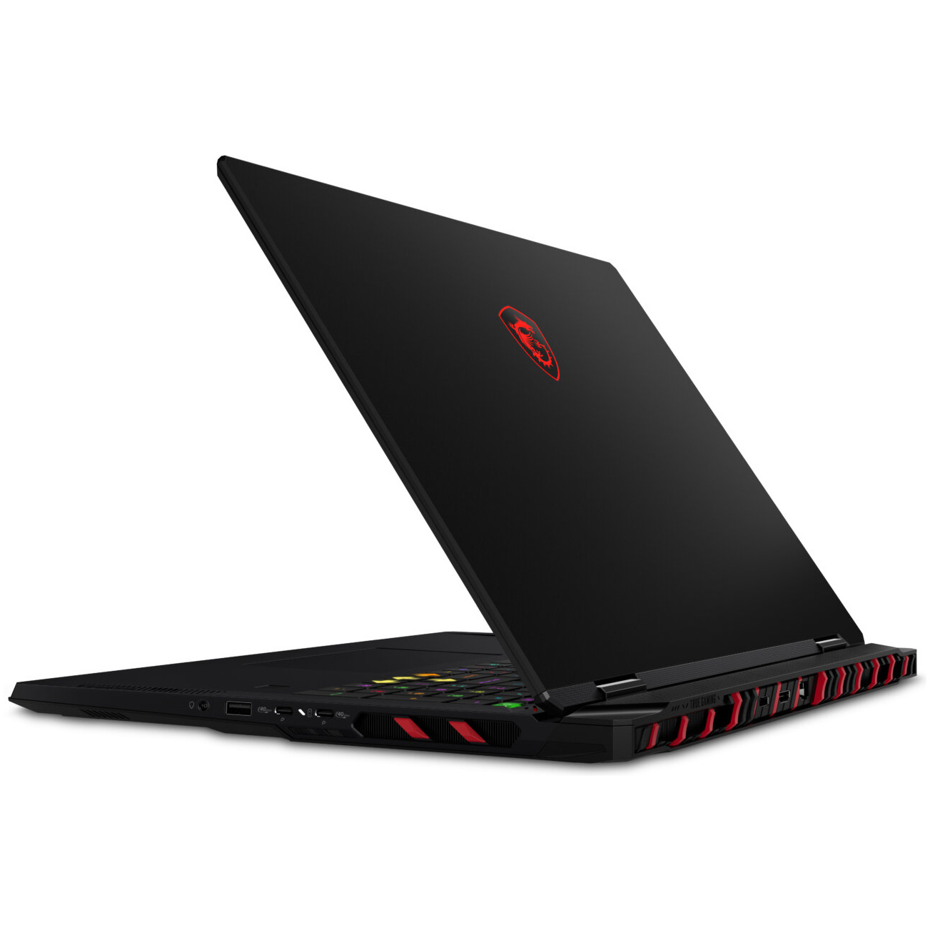 MSI RAIDER 18 HX AI A2XWIG-420 GAMING Core™ Ultra 9 285HX 1TB SSD 32GB 18" (2560x1600) 240Hz WIN11 NVIDIA® RTX 5080 16384MB CORE BLACK RGB Backlit Keyboard – תמונה 4