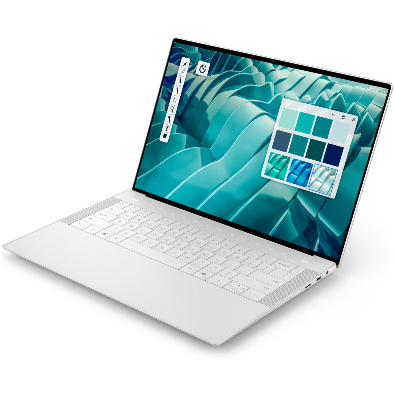 Dell 14 Premium Core™ Ultra 7 255H 2TB 32GB 14.5" (3200x2000) OLED TOUCHSCREEN 120Hz WIN11 NVIDIA® RTX 4050 6144MB PLATINUM Backlit Keyboard FP Reader 1 year on-site warranty – תמונה 3