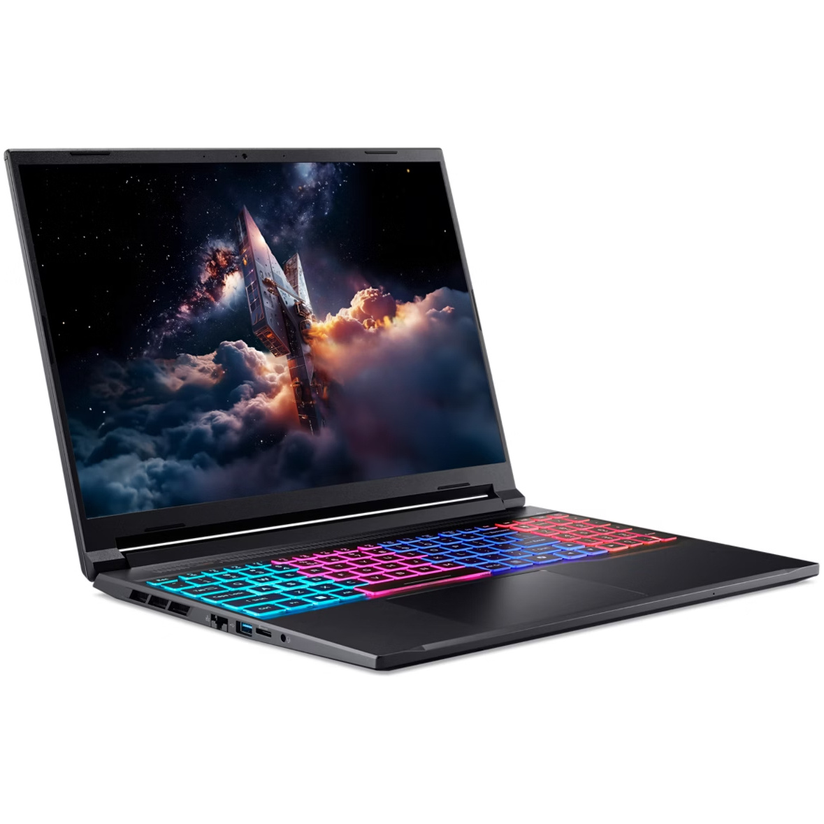 Acer NITRO V 16 ANV16S-41-R2AJ GAMING AMD Ryzen™ 7 260 1TB SSD 32GB 16" (1920x1200) WIN11 NVIDIA® RTX 5060 8192MB OBSIDIAN BLACK Backlit Keyboard – תמונה 2