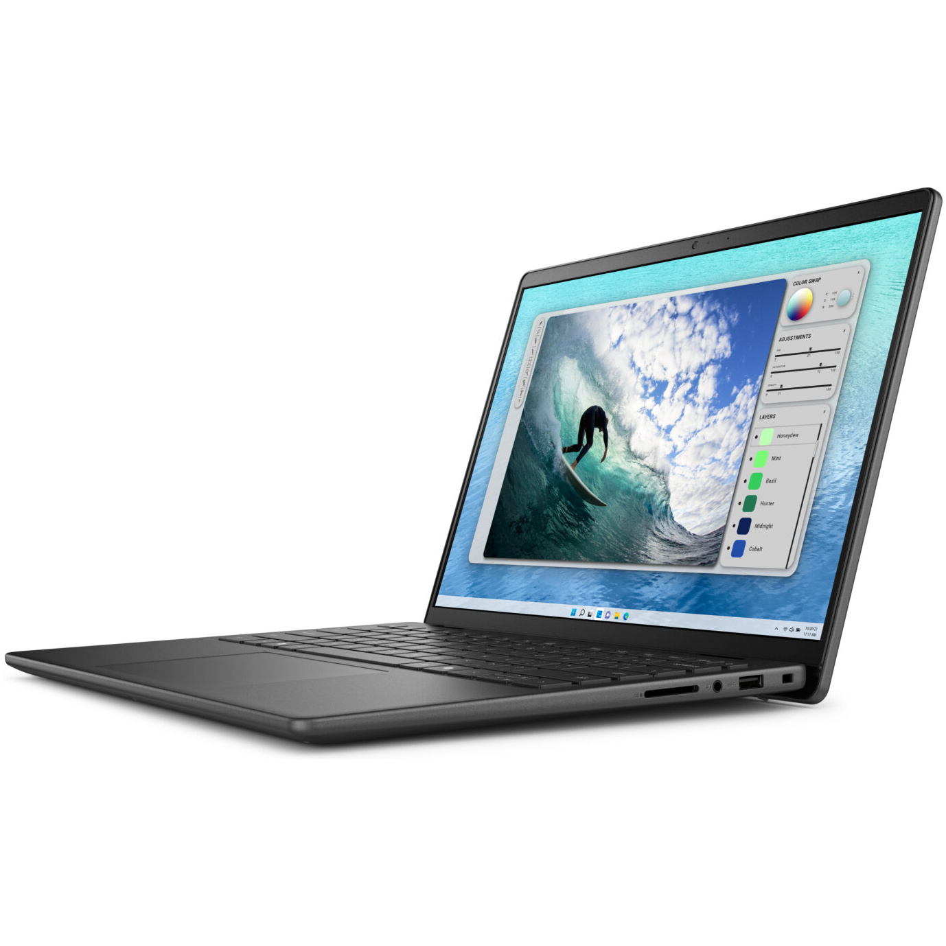 Dell Inspiron 5440-5463BLK Core™ i5-1334U 512GB SSD 8GB 14" (1920x1200) WIN11 CARBON BLACK Backlit Keyboard – תמונה 3