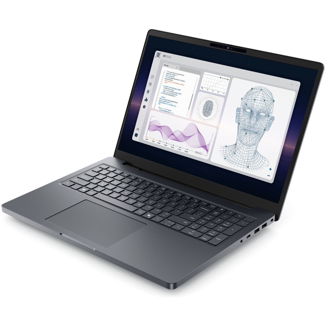 Dell Pro Max 16 Plus Core™ Ultra 7 265HX 512GB 64GB 16" (1920x1200) WIN11 Pro NVIDIA® RTX PRO 1000 Blackwell 8192MB MAGNETITE Backlit Keyboard 3-year onsite NBD warranty – תמונה 2