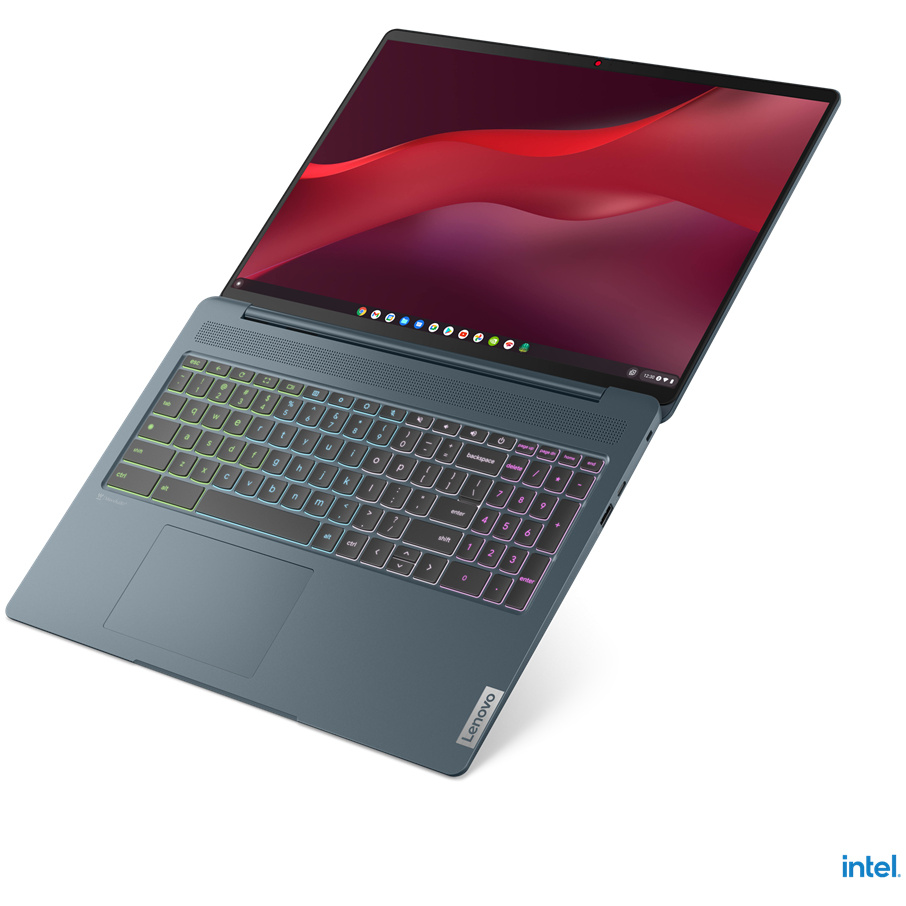 Lenovo 5 161AU7 GAMIMG Core™ i3-1215U 128GB SSD 8GB 16" (2560x1600) 120Hz CHROME STORM GRAY 4-Zone RGB Backlit Keyboard – תמונה 2