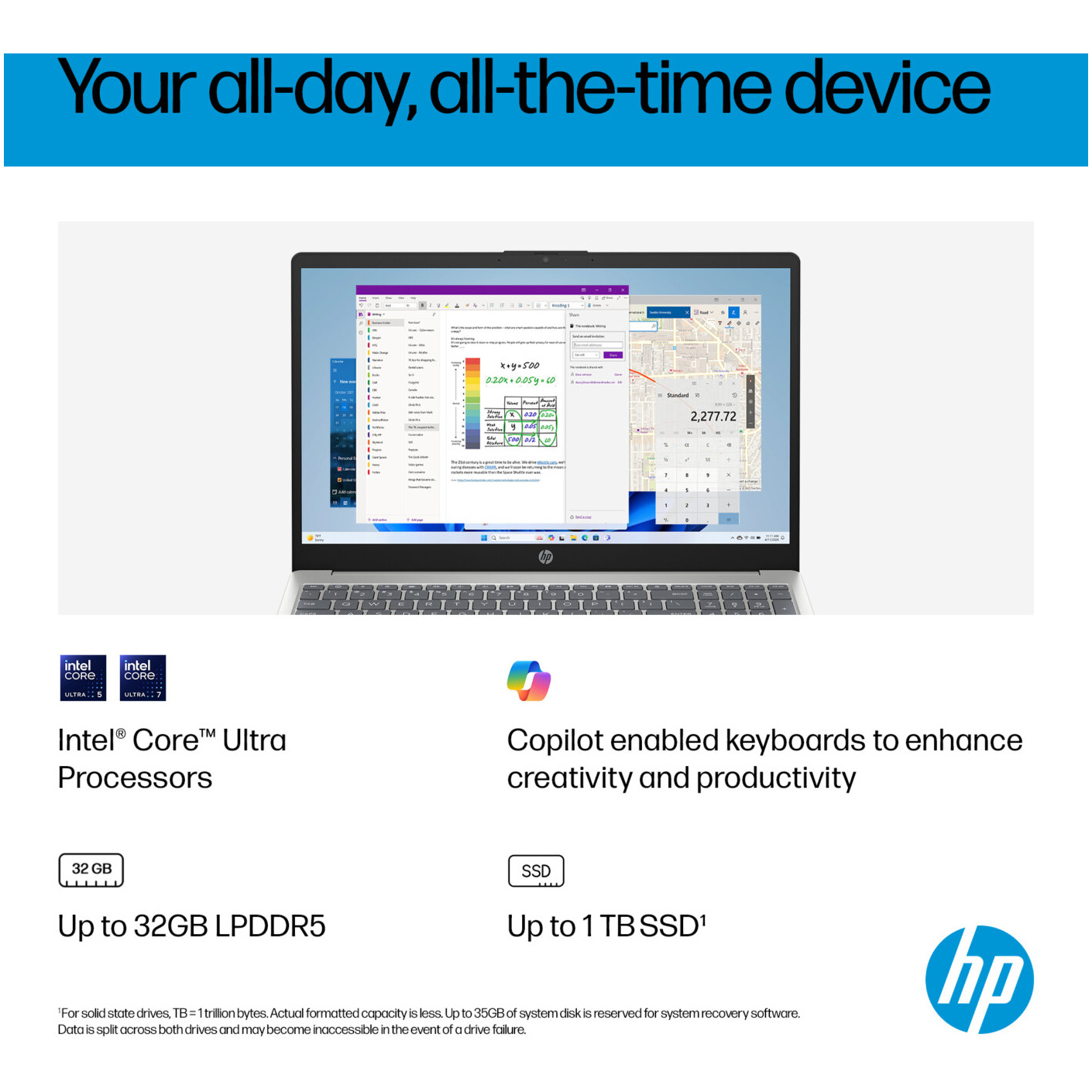 HP 15-FD2059 Core™ Ultra 5 225U 512GB SSD 8GB 15.6" (1920x1080) WIN11 NATURAL SILVER – תמונה 7