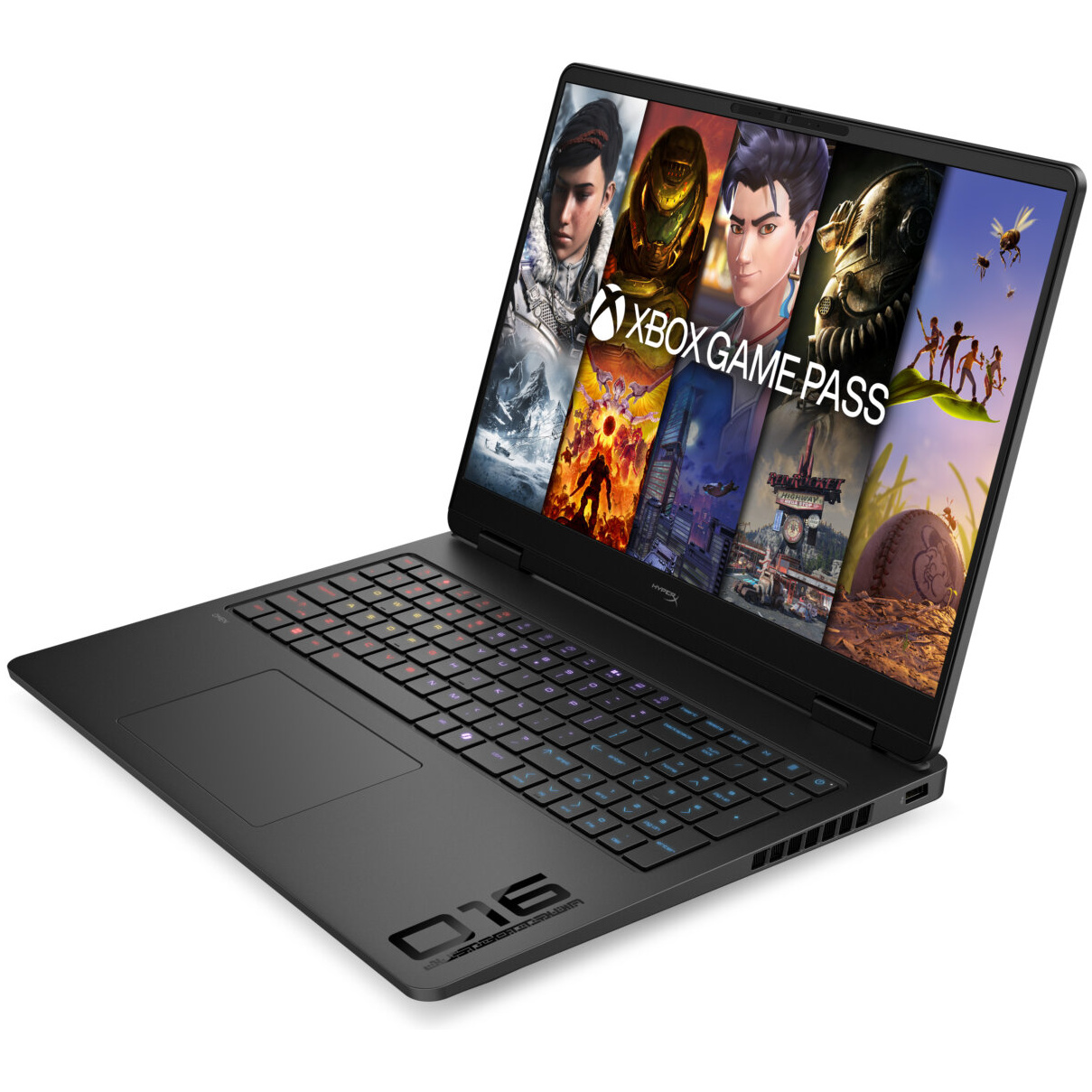 HP OMEN HyperX 16-AM2715 GAMING Core™ Ultra 7 356H 1TB SSD 16GB 16" (2560x1600) OLED 165Hz WIN11 NVIDIA® RTX 5070 8192MB IRIDESCENT BLACK Backlit Keyboard – תמונה 7