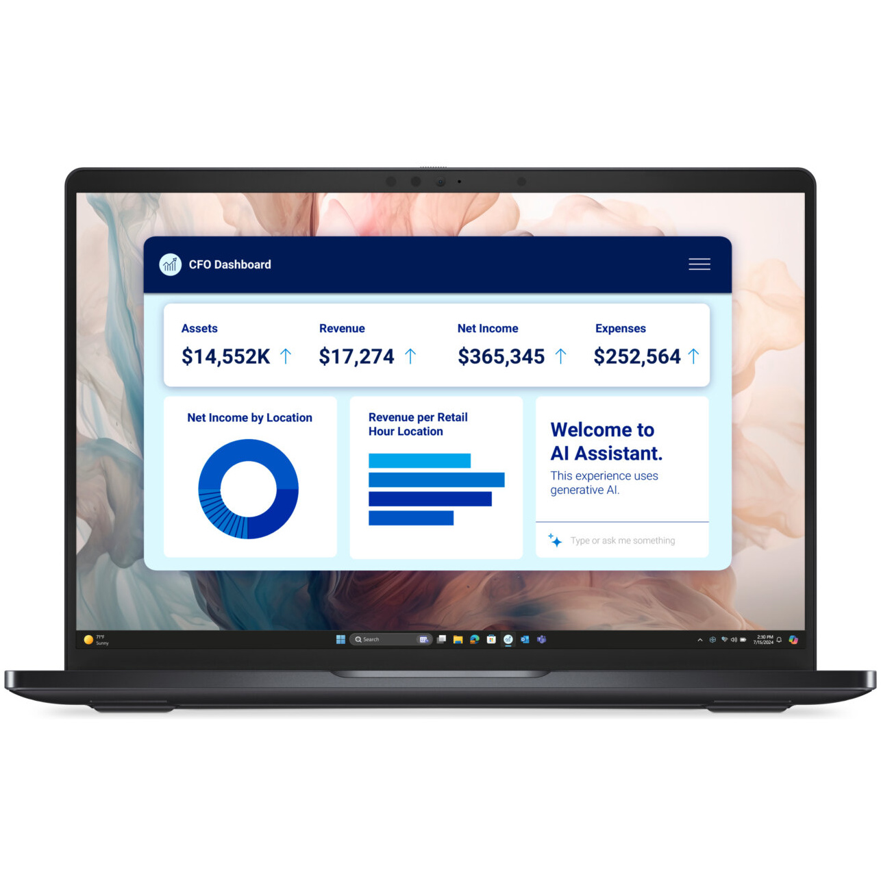 Dell Pro 13 Premium Core™ Ultra 5 236V 256GB 16GB 13.3" (1920x1200) WIN11 Pro MAGNETITE Backlit Keyboard FP Reader 3-year onsite warranty – תמונה 2