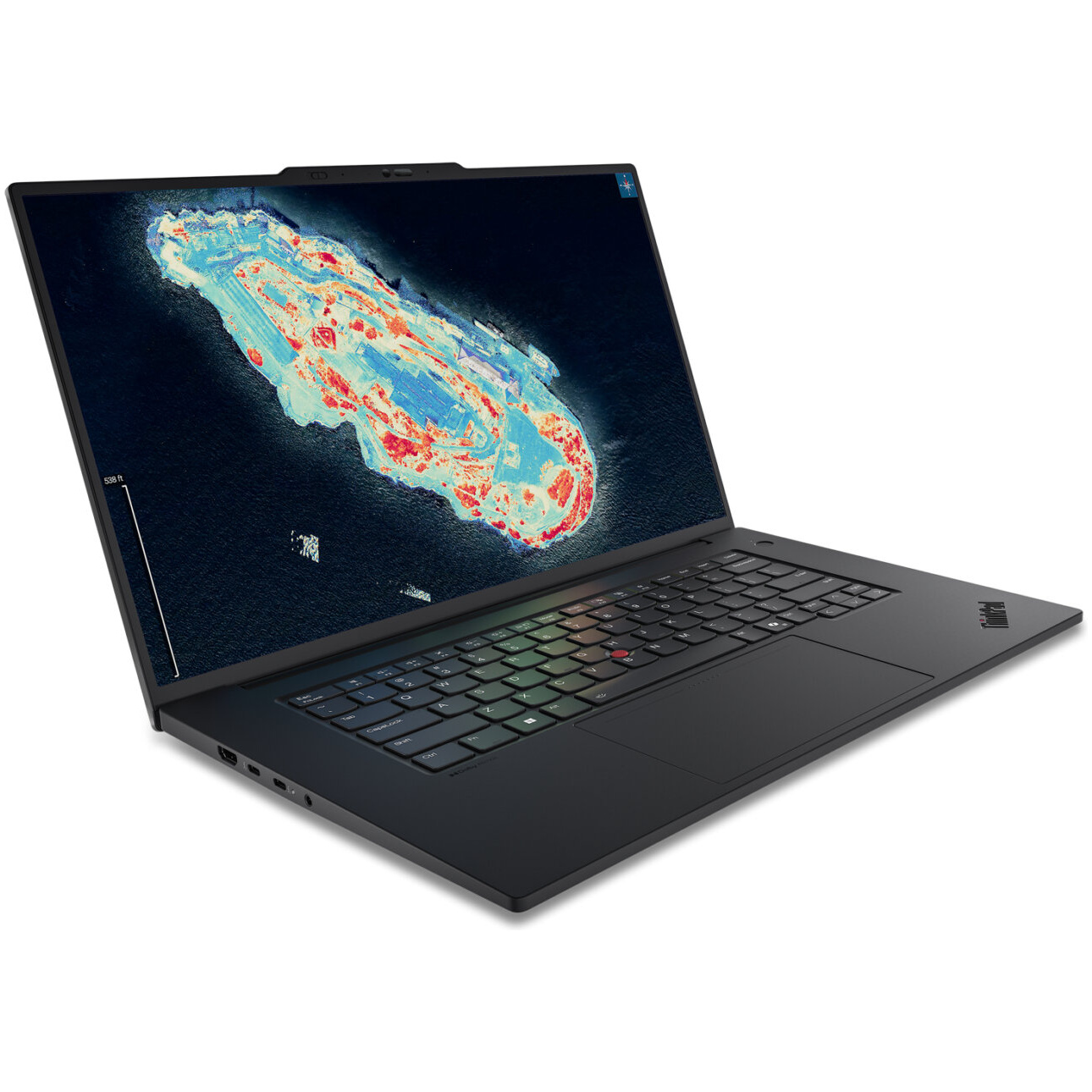 Lenovo ThinkPad P1 Gen 8 MOBILE WORKSTATION Core™ Ultra 9 285H 2TB SSD 64GB 16" (3840x2400) WIN11 Pro NVIDIA® RTX PRO™ 2000 Blackwell 8192MB BLACK Backlit Keyboard FP Reader – תמונה 3