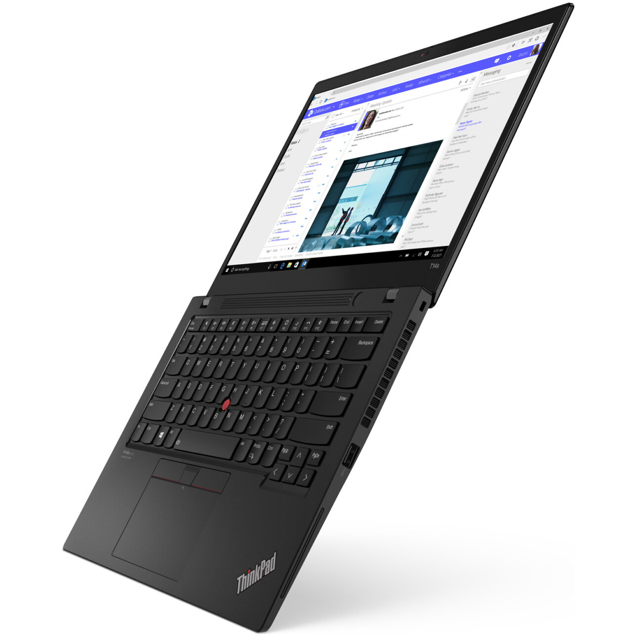 Lenovo ThinkPad T14S G2 Core™ i7-1185G7 16GB 512GB SSD 14″ FHD Win 11Pro Black – תיק מתנה-מוחדש- שנה אחריות – תמונה 2