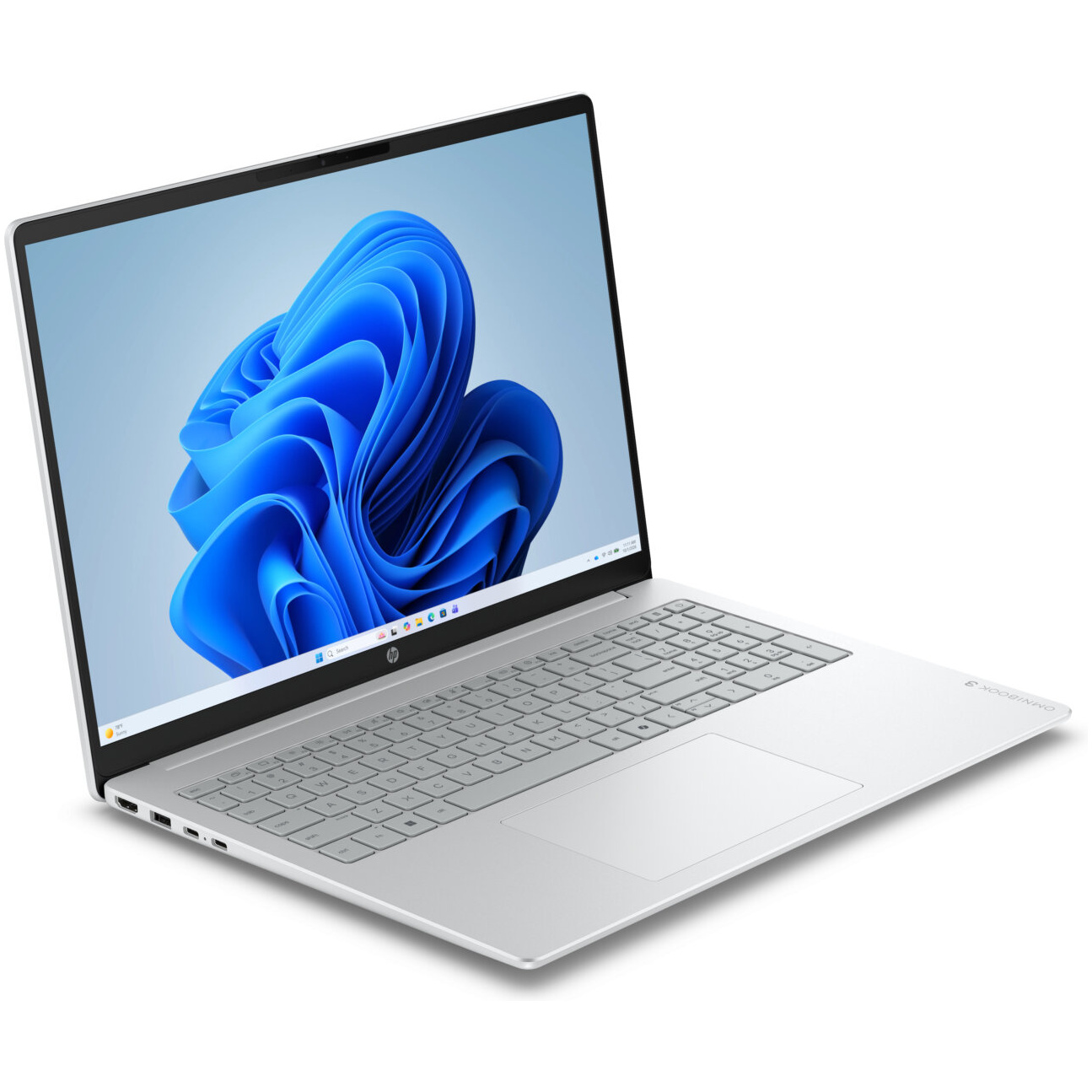 HP OmniBook 3 16-BU0159 Core™ 5 120U 512GB SSD 8GB 16" (1920x1200) WIN11 MICA SILVER Backlit Keyboard – תמונה 2