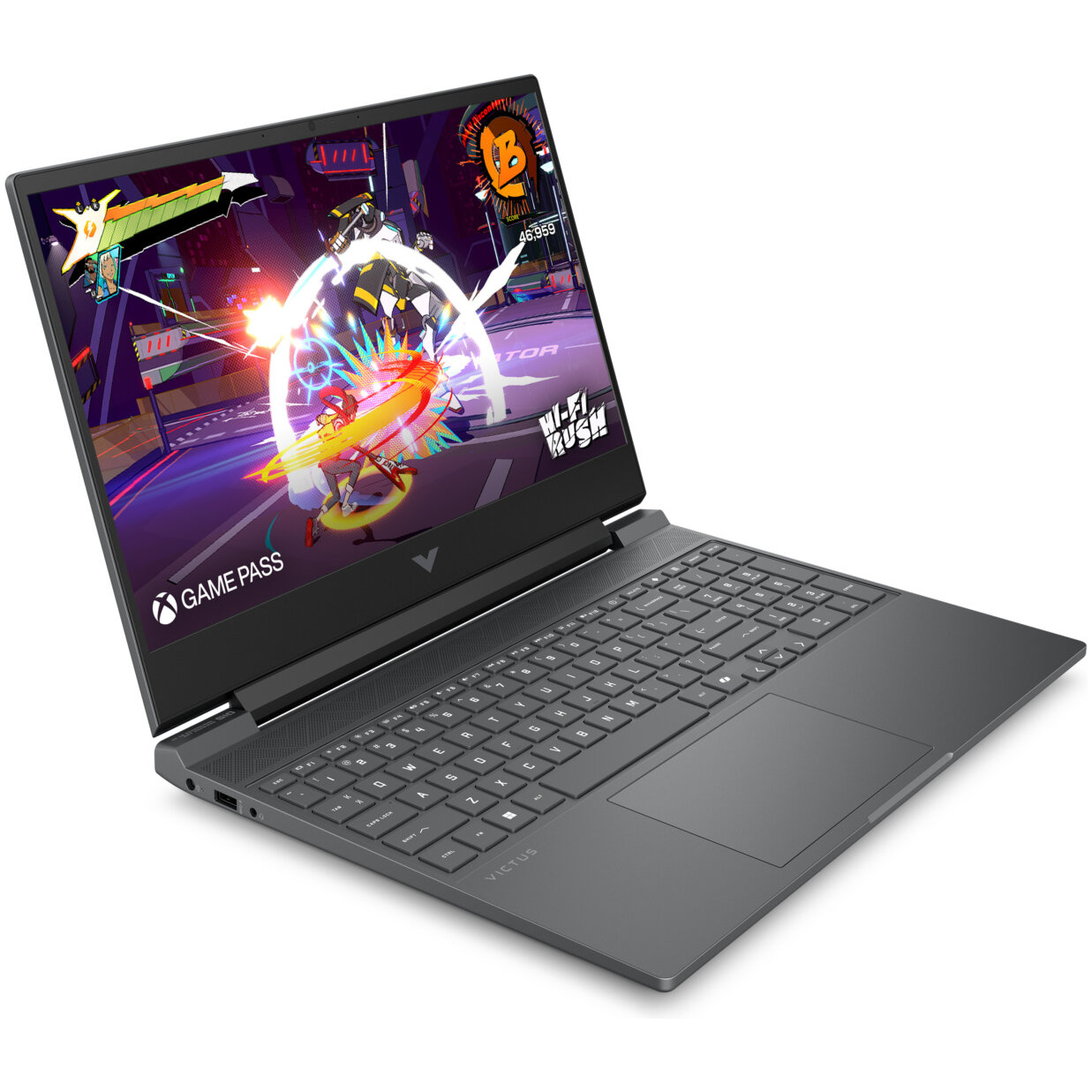 HP VICTUS 15-FA2013 GAMING Core™ i5-13420H 512GB SSD 8GB 15.6" (1920x1080) 144Hz WIN11 NVIDIA® RTX 3050 6144MB MICA SILVER Backlit Keyboard – תמונה 2