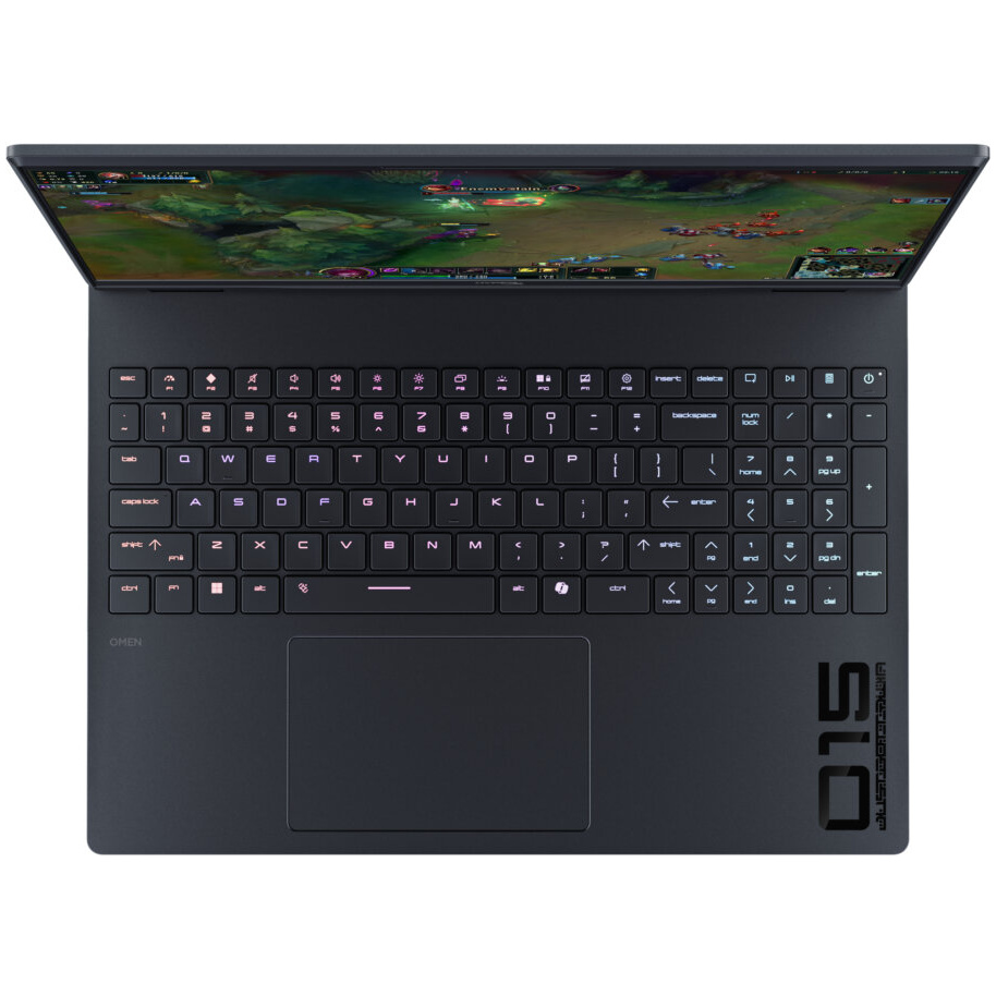 HP OMEN HyperX 15-GA0711 GAMING Core™ Ultra 7 356H 1TB SSD 16GB 15.3" (2560x1600) 180Hz WIN11 NVIDIA® RTX 5070 8192MB IRIDESCENT BLACK Backlit Keyboard – תמונה 4