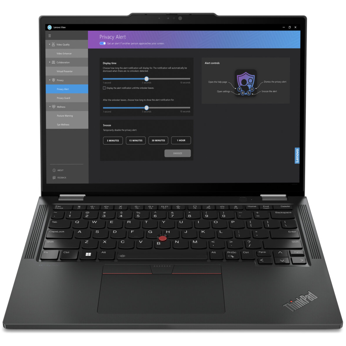 Lenovo ThinkPad X13 2-IN-1 Gen 5 Core™ Ultra 5 135U 256GB SSD 16GB 13.3" (1920x1200) TOUCHSCREEN WIN11 Pro BLACK Backlit Keyboard FP Reader – תמונה 5