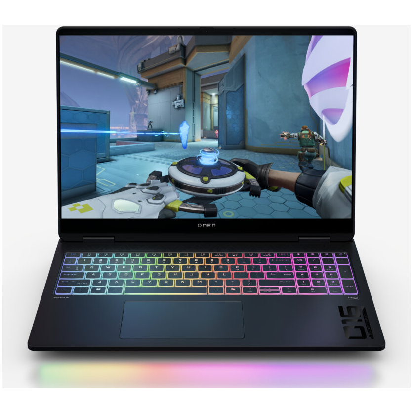 HP OMEN MAX 16-AK0098 GAMING AMD Ryzen™ AI 9 HX 375 1TB SSD 32GB 16" (2560x1600) 240Hz IPS WIN11 NVIDIA® RTX 5080 16384MB SHADOW BLACK RGB Backlit Keyboard