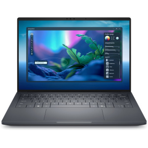 Dell Pro Max 14 Premium Core™ Ultra 7 265H 512GB 32GB 14" (1920x1200) WIN11 Pro NVIDIA® RTX PRO 1000 Blackwell 8192MB MAGNETITE Backlit Keyboard FP Reader 3-year onsite NBD warranty