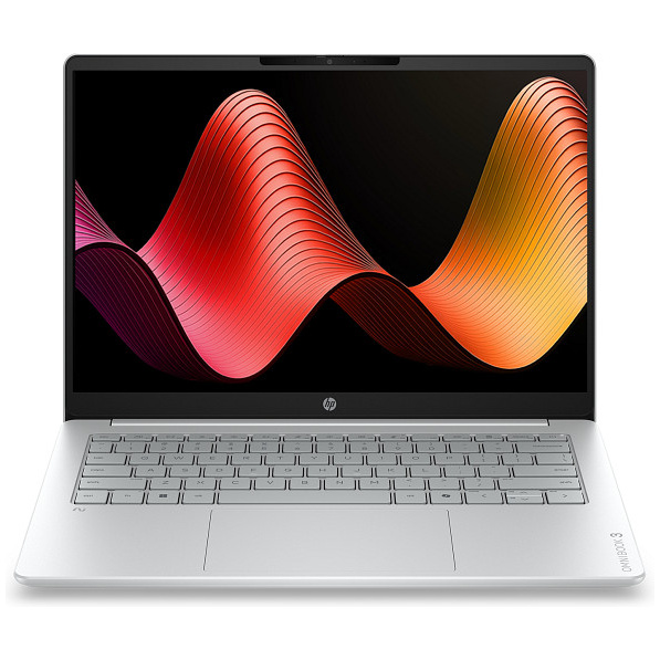 HP OmniBook 3 14-HZ0005 Snapdragon® X X1-26-100 512GB SSD 16GB 14" (1920x1200) TOUCHSCREEN WIN11 GLACIER SILVER – תמונה 3