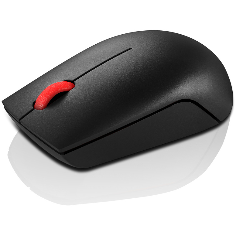 Lenovo Essential Wireless Mouse With USB Lightweight Ergonomic For PC Or Laptop - עכבר אלחוטי – תמונה 2