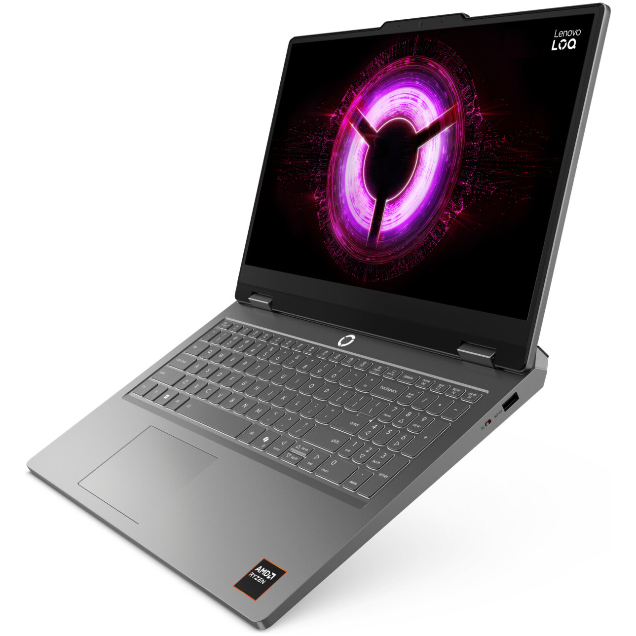 Lenovo LOQ 15ARP11 GAMING AMD Ryzen™ 7 170 512GB SSD 16GB 15.6" (1920x1080) 144Hz WIN11 NVIDIA® RTX 5050 8192MB ECLIPSE BLACK Backlit Keyboard – תמונה 4