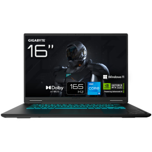 Gigabyte ‎GAMING A16 Core™ i7-13620H 1TB SSD 32GB 16" (1920x1200) 165Hz WIN11 NVIDIA® RTX 5070 8192MB BLACK STEEL Backlit Keyboard