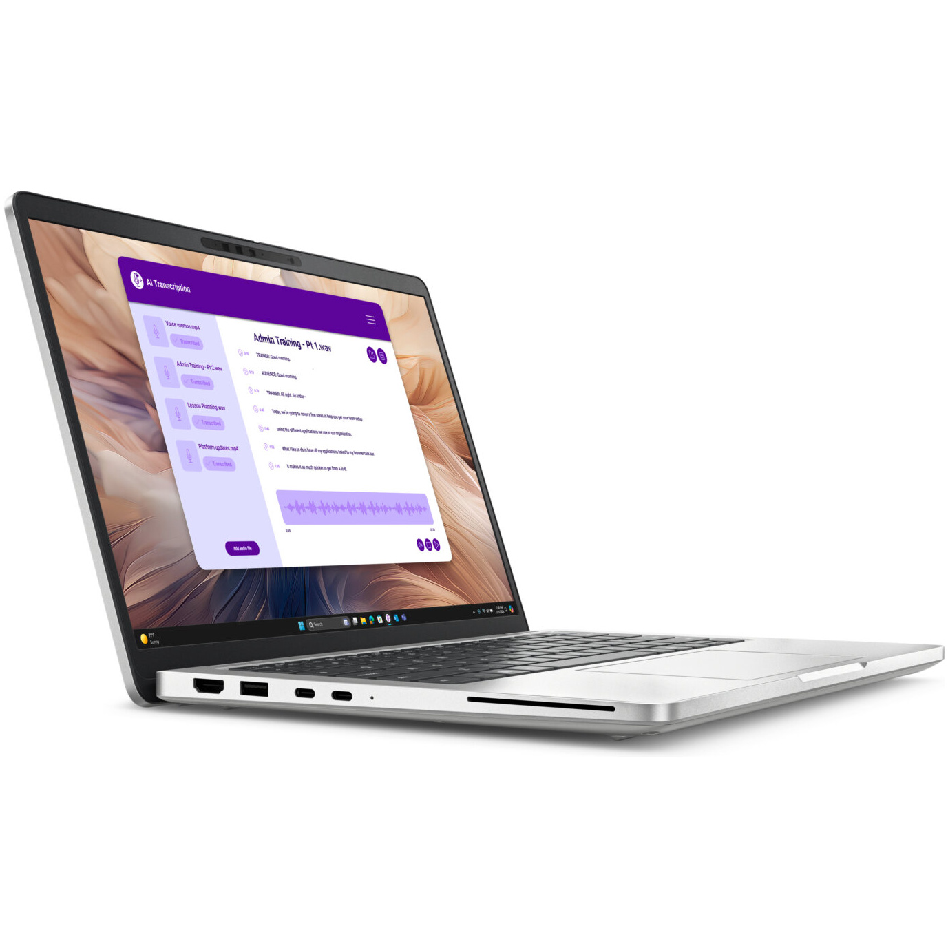 Dell Pro 13 Plus 2-IN-1 Core™ Ultra 7 265U 512GB 16GB 13.3" (1920x1200) TOUCHSCREEN WIN11 Pro PLATINUM SILVER Backlit Keyboard FP Reader 3-year On-Site Warranty – תמונה 2
