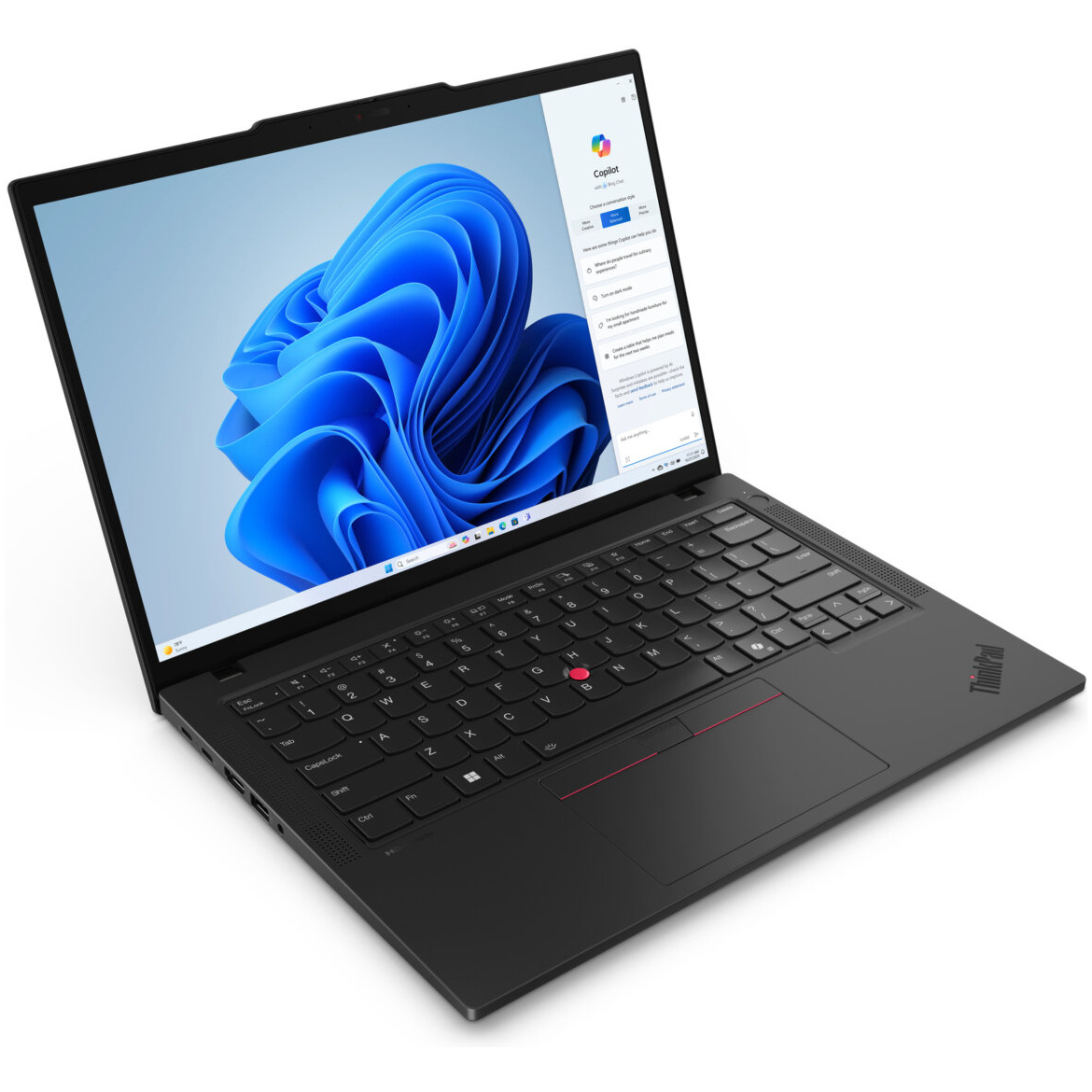 Lenovo ThinkPad T14 Gen 5 Core™ Ultra 5 125U 256GB SSD 16GB 14" (1920x1200) WIN11 Pro BLACK Backlit Keyboard – תמונה 2
