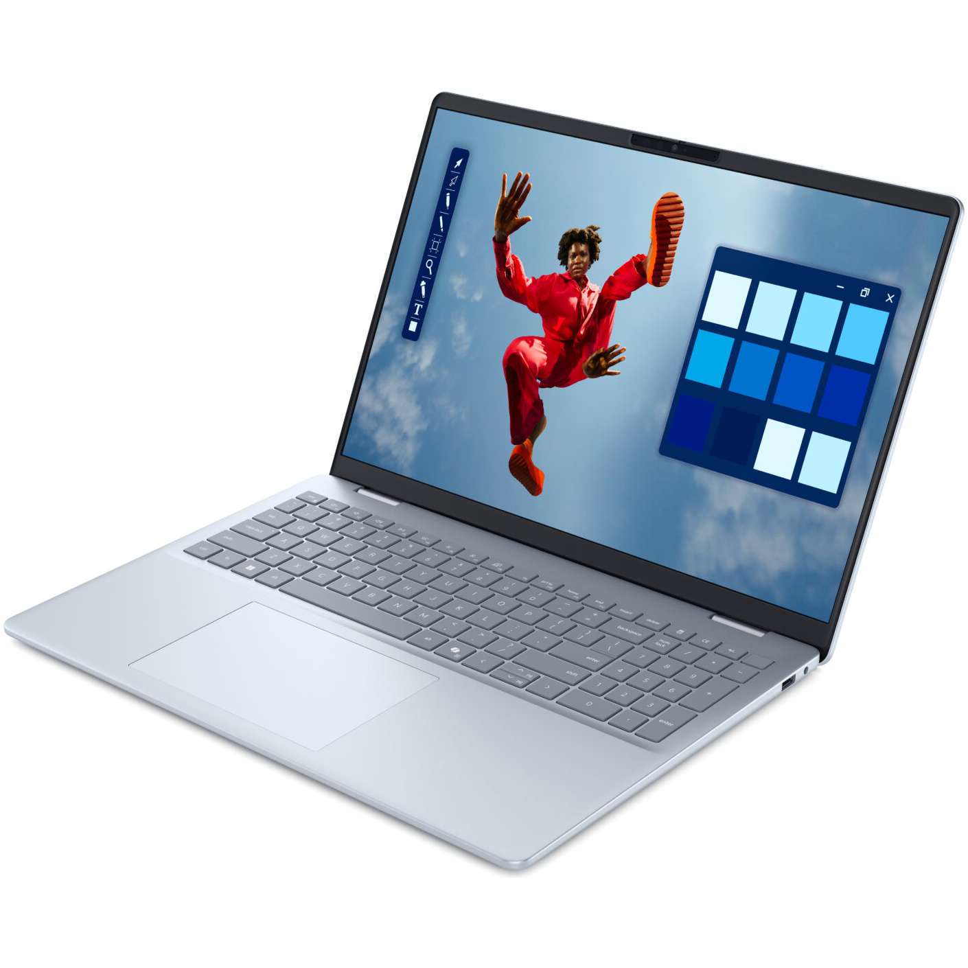 Dell 16 Plus Core™ Ultra 9 288V 1TB SSD 32GB 16" (1920x1200) TOUCHSCREEN WIN11 ICE BLUE Backlit Keyboard – תמונה 3