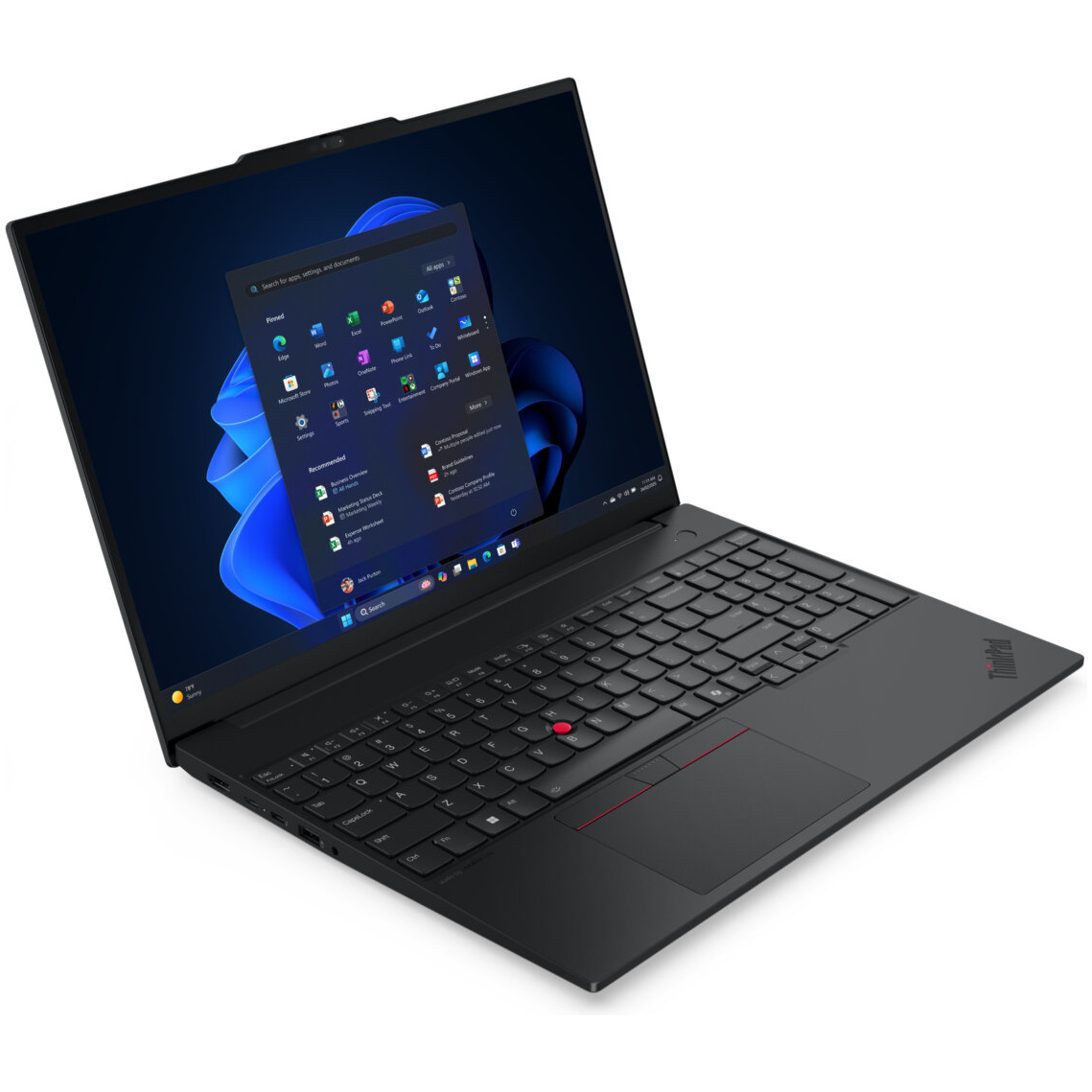 Lenovo ThinkPad E16 Gen 3 Core™ Core 7 240H 512GB SSD 16GB 16" WUXGA (1920x1200) IPS WIN11 Pro BLACK Backlit Keyboard FP Reader NEW RE-IMAGED – תמונה 3
