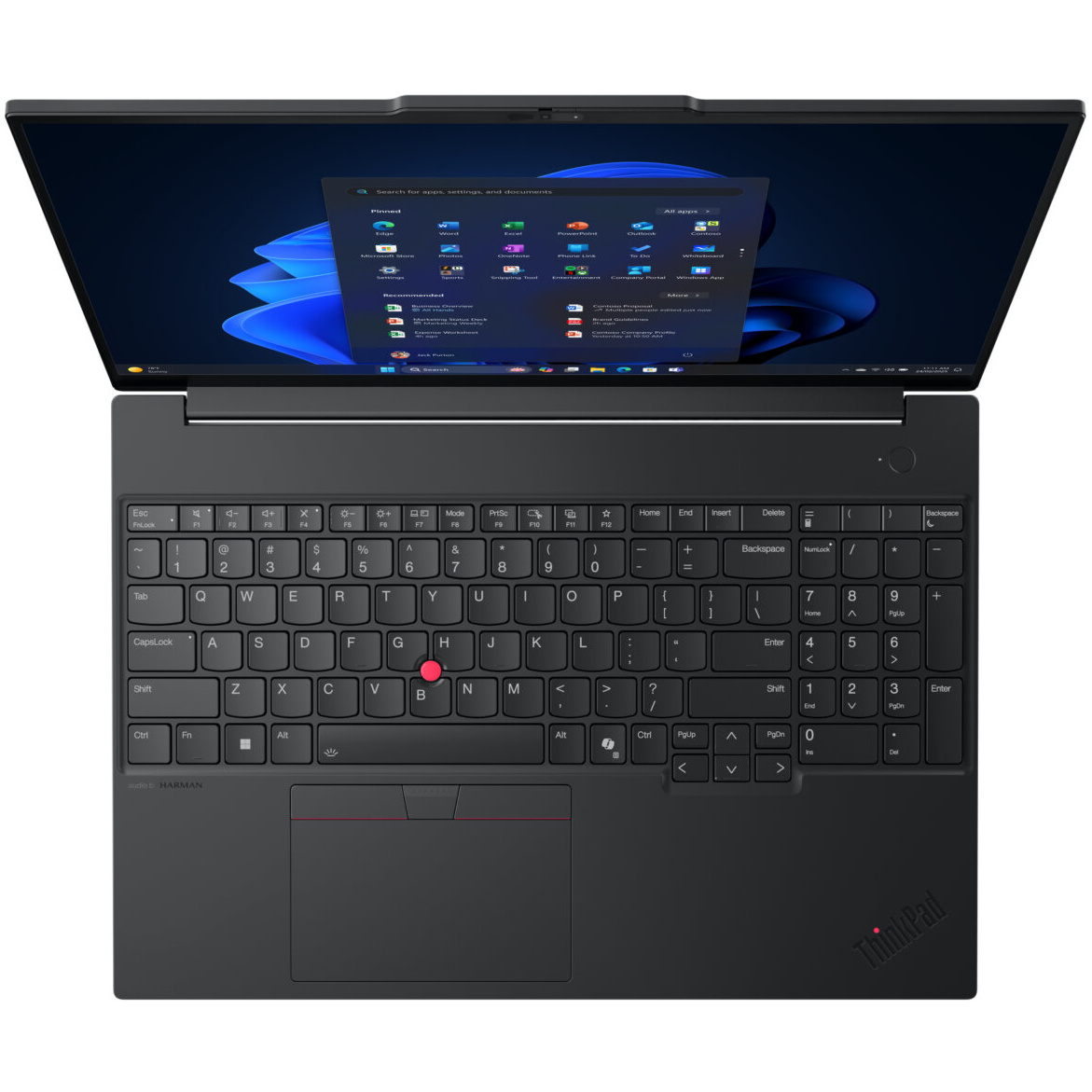 Lenovo ThinkPad E16 Gen 3 Core™ Core 7 240H 512GB SSD 16GB 16" WUXGA (1920x1200) IPS WIN11 Pro BLACK Backlit Keyboard FP Reader NEW RE-IMAGED – תמונה 4