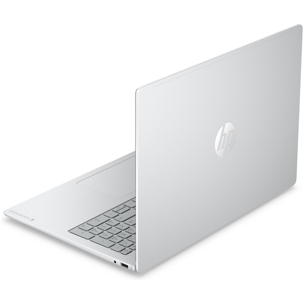 HP OmniBook 3 16-BU0159 Core™ 5 120U 512GB SSD 8GB 16" (1920x1200) WIN11 MICA SILVER Backlit Keyboard – תמונה 3