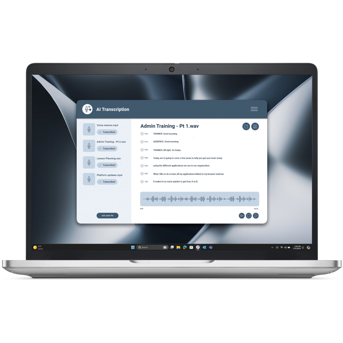 Dell Pro 13 Plus 2-IN-1 AMD Ryzen™ 5 220 256GB 16GB 13.3" (1920x1200) TOUCHSCREEN WIN11 Pro PLATINUM SILVER Backlit Keyboard 3-year onsite warranty – תמונה 2