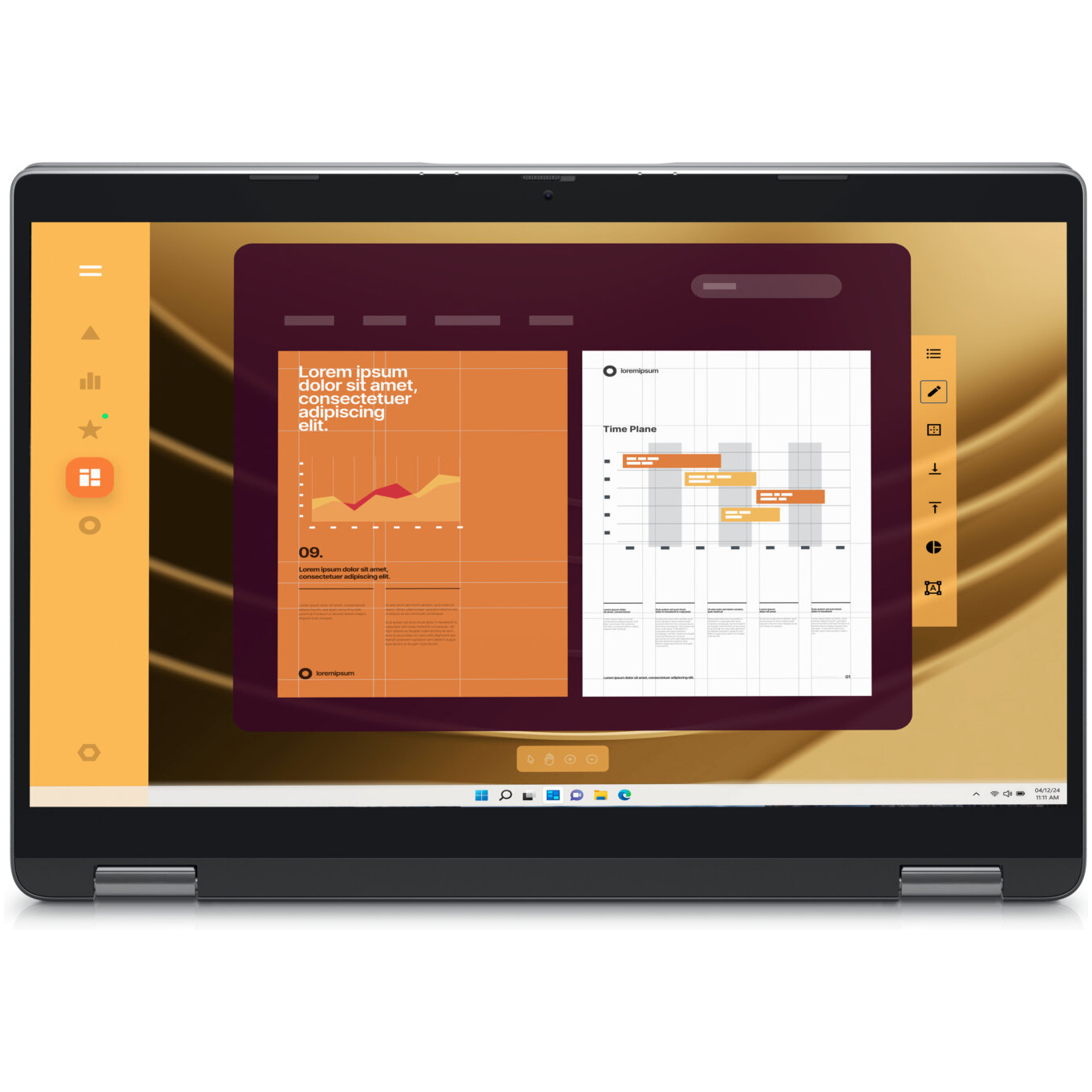 Dell Latitude 5350 2-IN-1 Core™ Ultra 7 165U 512GB 16GB 13.3" (1920x1080) TOUCHSCREEN WIN11 Pro TITAN GRAY Backlit Keyboard 1-year onsite warranty – תמונה 2