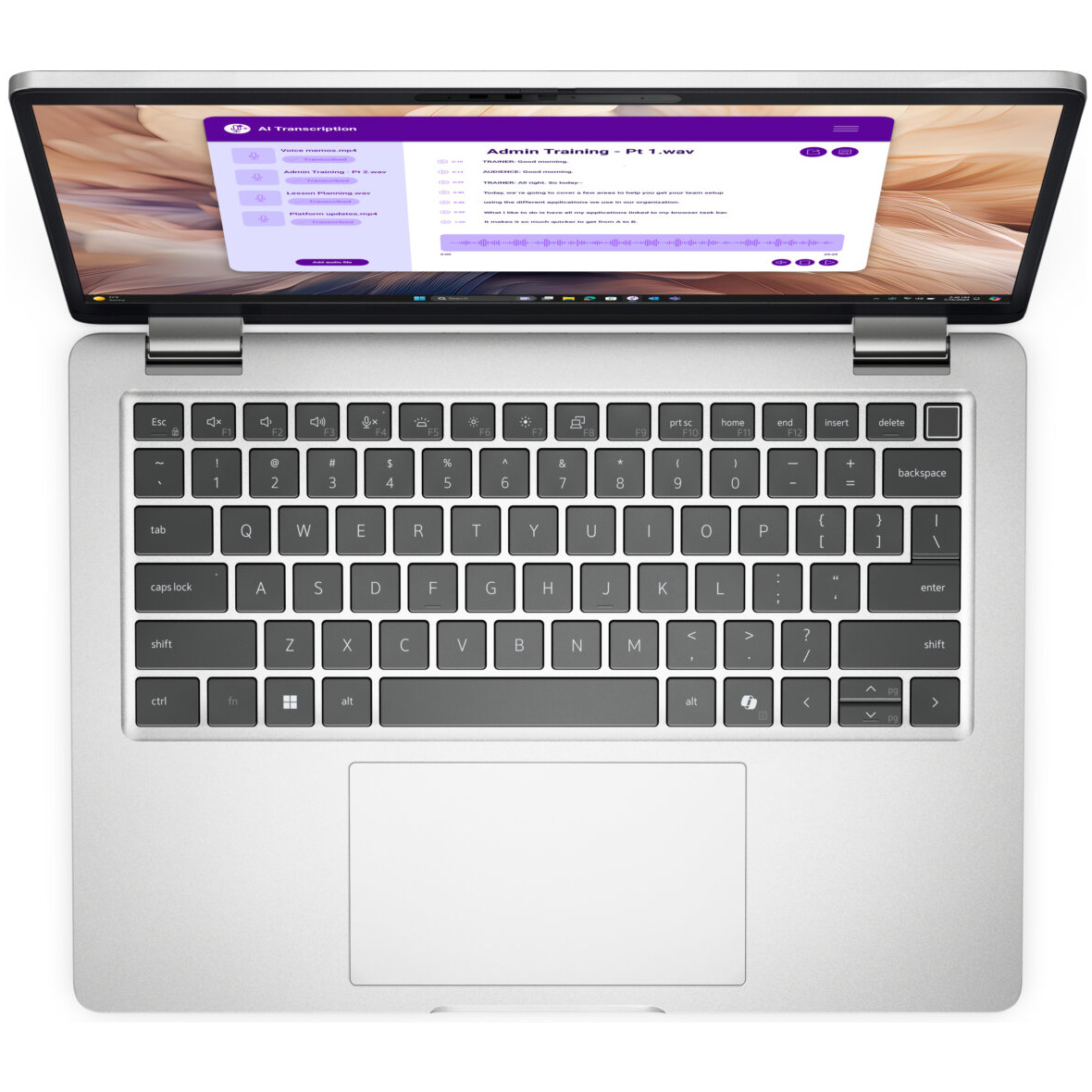 Dell Pro 13 Plus 2-IN-1 Core™ Ultra 7 265U 512GB 16GB 13.3" (1920x1200) TOUCHSCREEN WIN11 Pro PLATINUM SILVER Backlit Keyboard FP Reader 3-year On-Site Warranty – תמונה 3