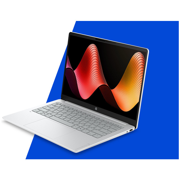 HP OmniBook 3 14-HZ0005 Snapdragon® X X1-26-100 512GB SSD 16GB 14" (1920x1200) TOUCHSCREEN WIN11 GLACIER SILVER – תמונה 2