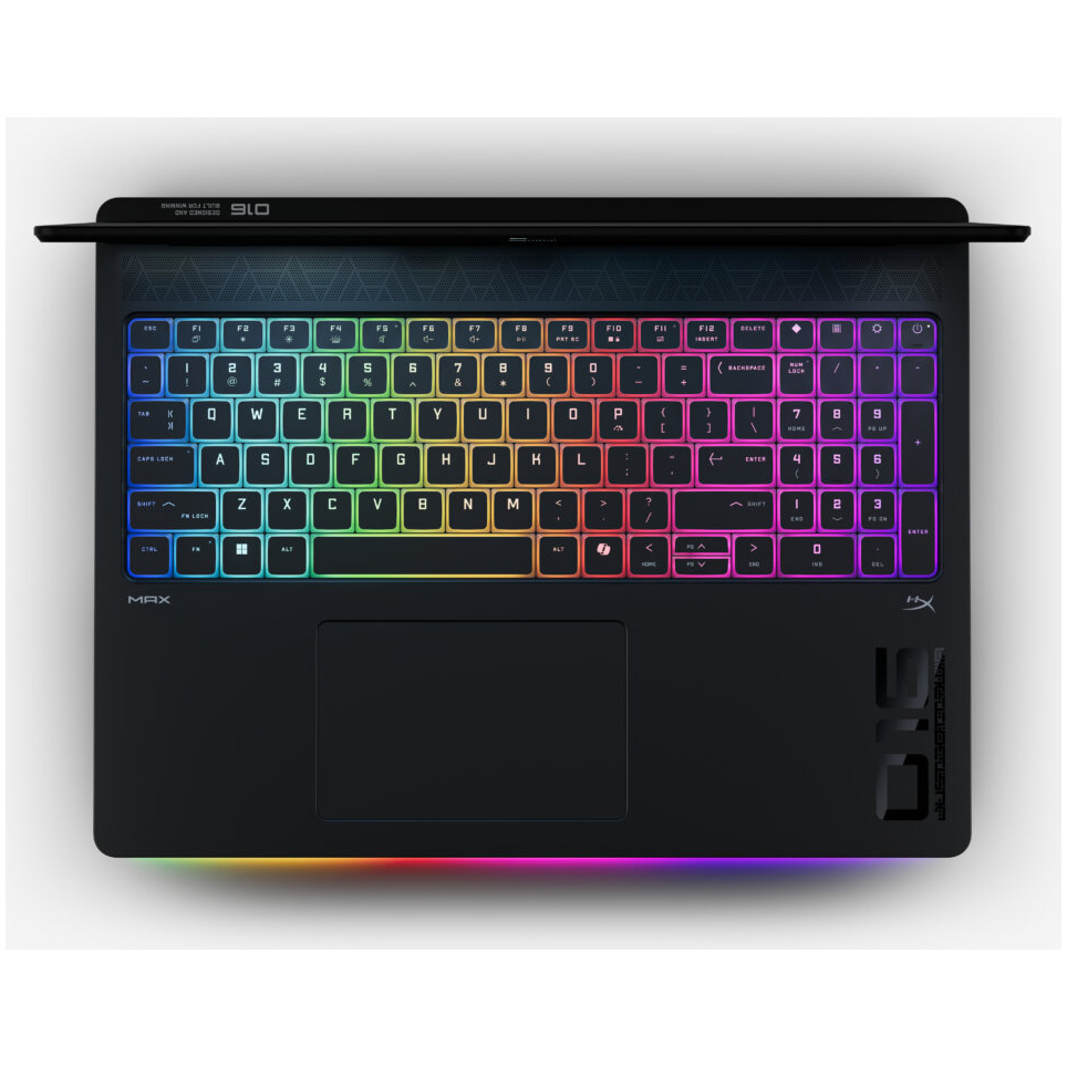 HP OMEN MAX 16-AK0098 GAMING AMD Ryzen™ AI 9 HX 375 1TB SSD 32GB 16" (2560x1600) 240Hz IPS WIN11 NVIDIA® RTX 5080 16384MB SHADOW BLACK RGB Backlit Keyboard – תמונה 5