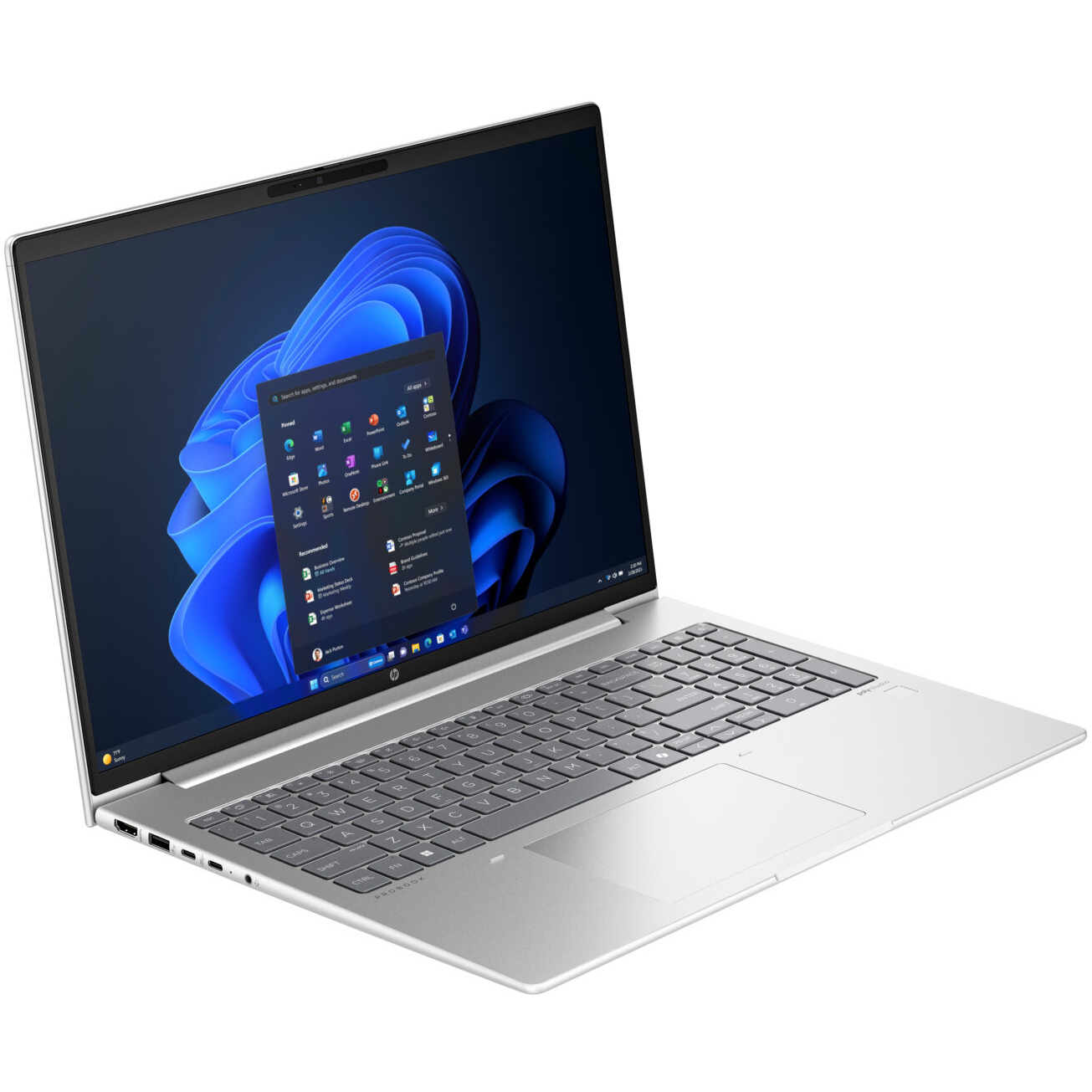 HP ProBook 460 G11 Core™ Ultra 7 155U 512GB SSD 16GB 16" WUXGA (1920x1200) IPS WIN11 Pro PIKE SILVER Baclkit Keyboard – תמונה 2