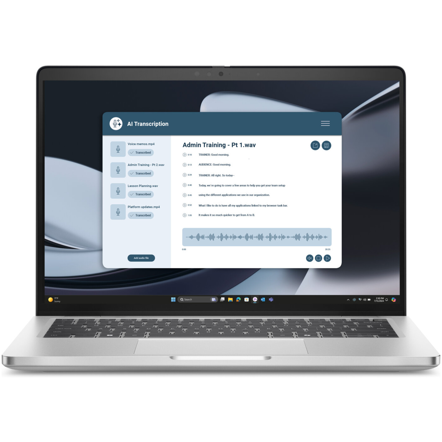 Dell Pro 14 Plus AMD Ryzen™ AI 5 PRO 340 512GB SSD 16GB 14" (1920x1200) WIN11 PLATINUM SILVER Backlit Keyboard 1-year on-site warranty