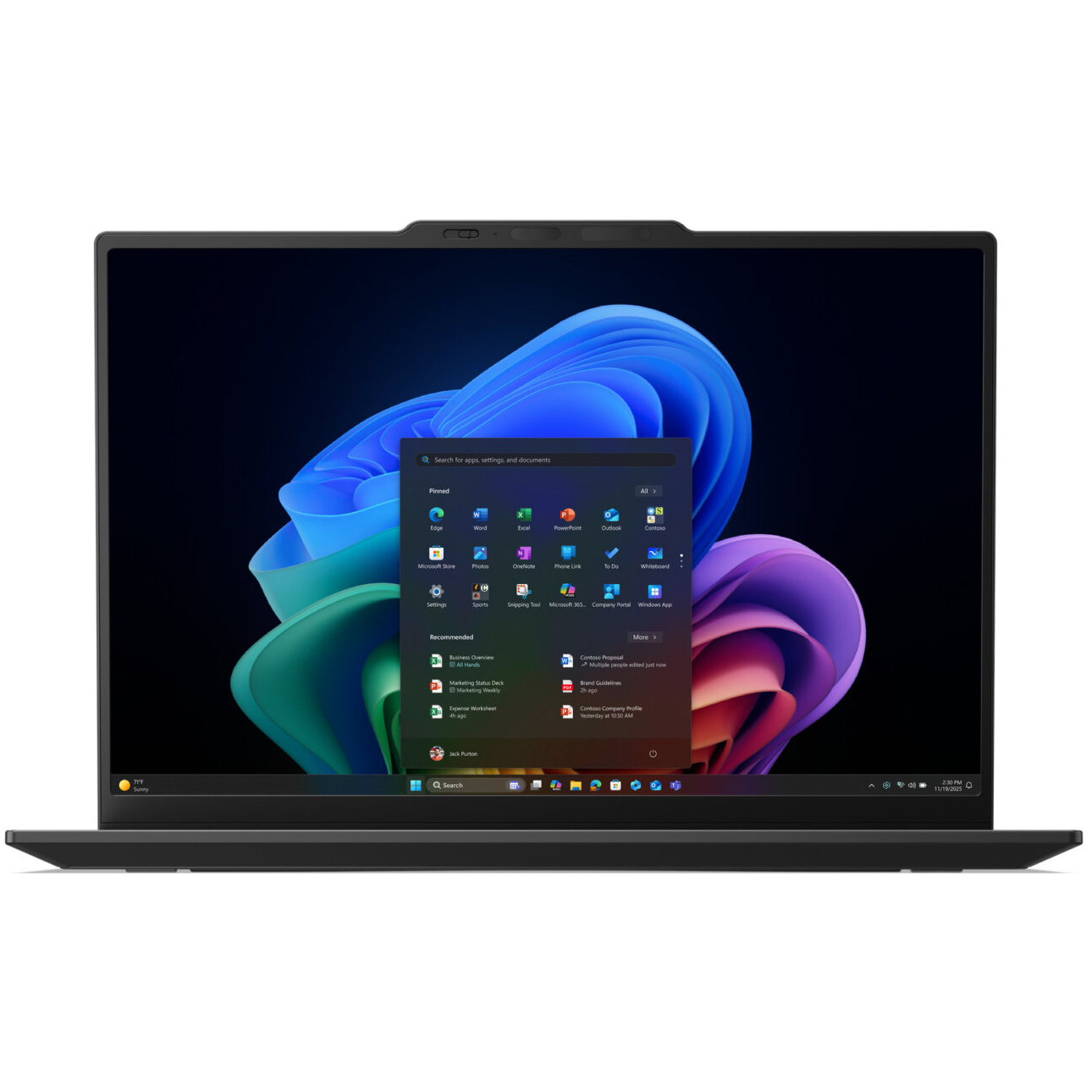 Lenovo ThinkPad X1 CARBON Gen 14 Core™ Ultra 7 365 vPro 1TB SSD 32GB 14" (1920x1200) TOUCHSCREEN WIN11 Pro BLACK Backlit Keyboard FP Reader – תמונה 2