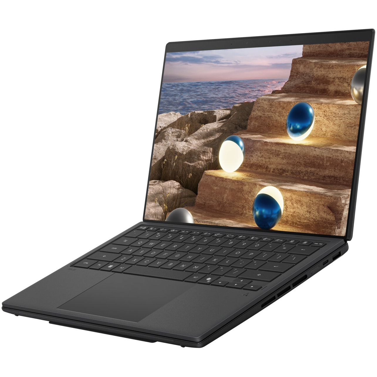 Asus ZenBook DUO UX8407AA-PSX9T Core™ Ultra X9 388H 1TB SSD 32GB DUAL 14.5" (2880x1800) OLED TOUCHSCREEN 144Hz WIN11 MOHER GRAY Detacheable Backlit Keyboard Sleeve and Stylus Included – תמונה 4