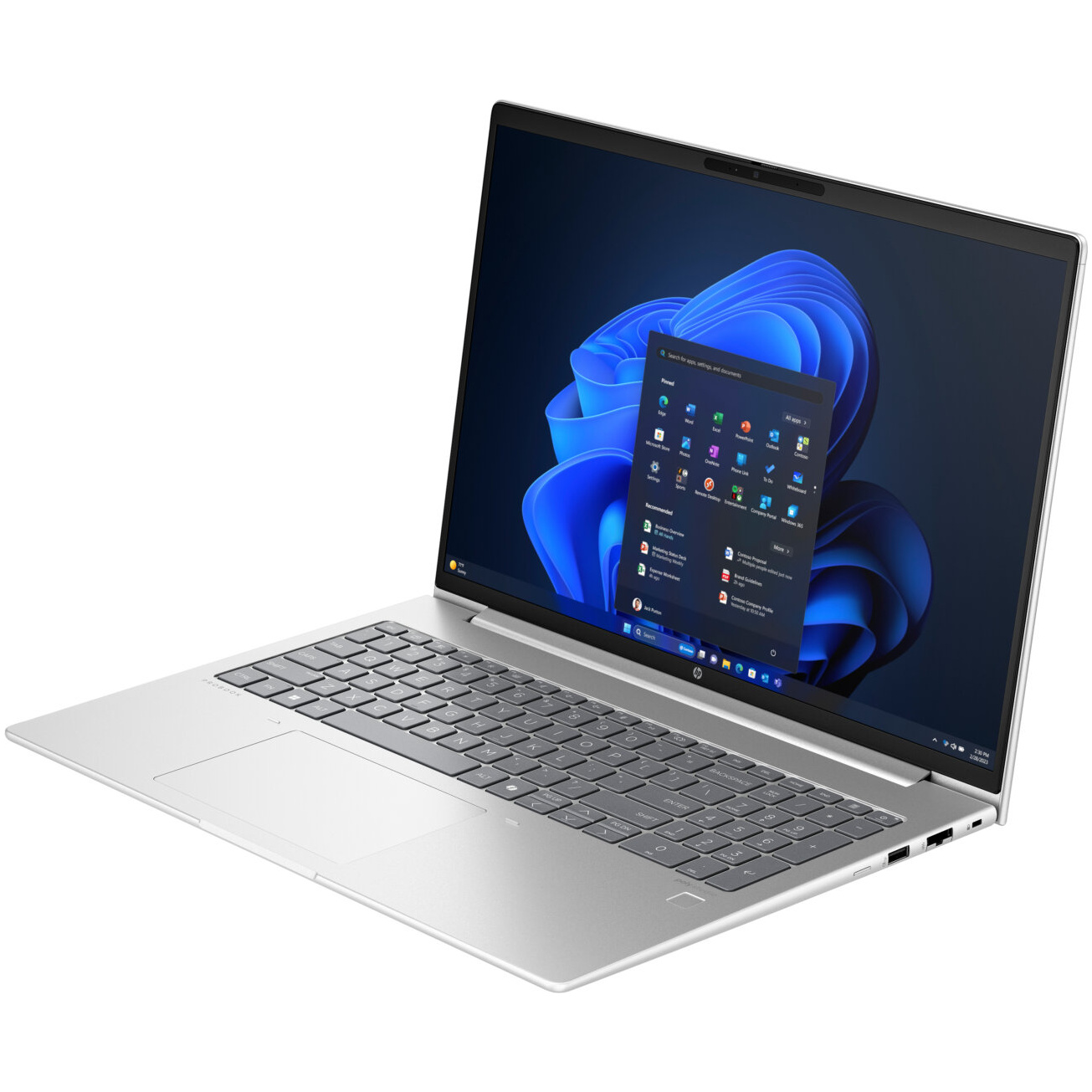 HP ProBook 460 G11 Core™ Ultra 7 155U 512GB SSD 32GB 16" WUXGA (1920x1200) IPS WIN11 Pro PIKE SILVER Backlit keyboard FP Reader – תמונה 4