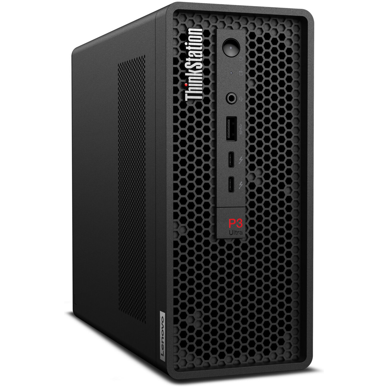 Lenovo ThinkStation P3 USFF TOWER WORKSTATION Core™ i9-14900 1TB SSD 32GB WIN11 Pro NVIDIA® T1000 8192MB BLACK Keyboard Mouse – תמונה 2