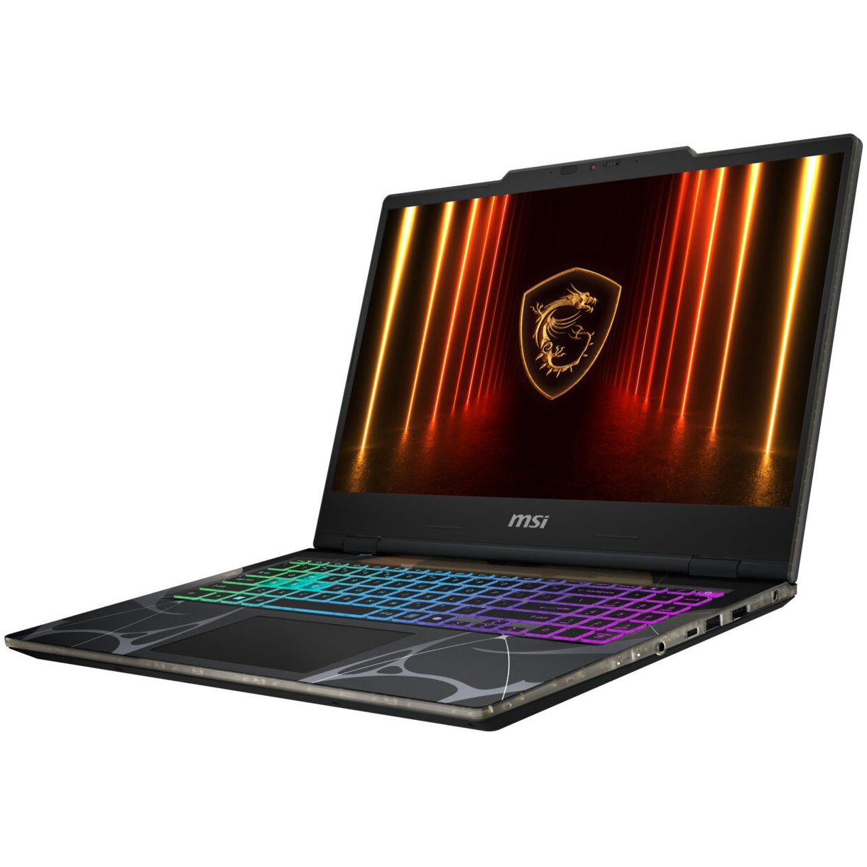 MSI CYBORG 15 GAMING AMD Ryzen™ 7 260 512GB SSD 16GB 15.6" (1920x1080) 144Hz WIN11 NVIDIA® RTX 5050 8192MB BLACK Backlit Keyboard – תמונה 3