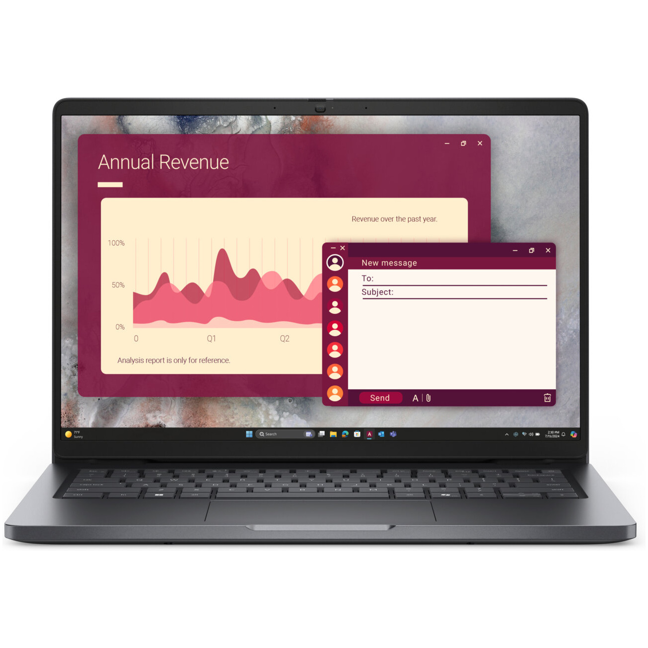 Dell Pro 14 Core™ Ultra 5 225U 256GB 16GB 14" (1920x1200) WIN11 Pro PLATINUM SILVER 1-year on-site warranty