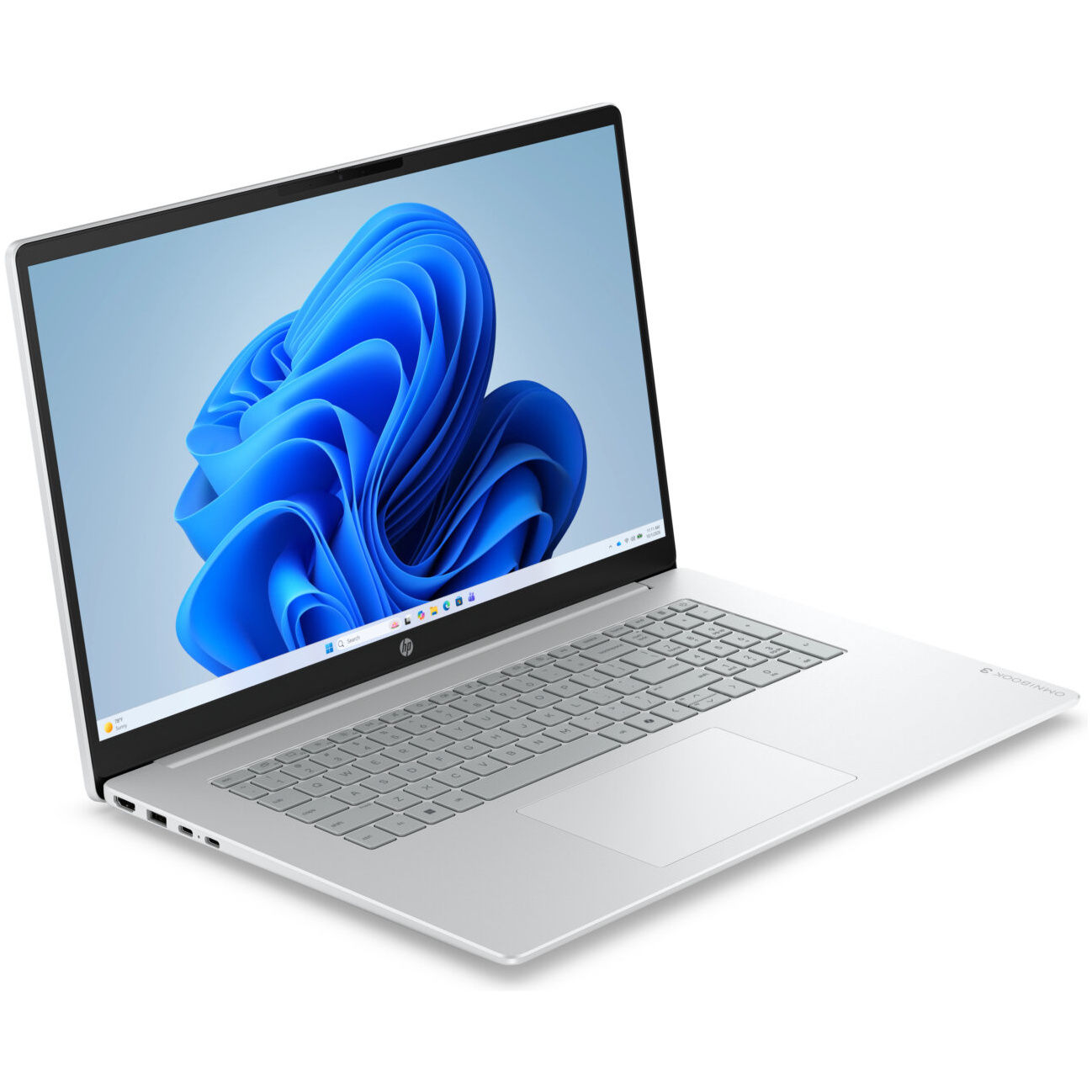 HP OmniBook 3 17-DP0105 AMD Ryzen™ 5 40 512GB SSD 8GB 17.3" (1920x1080) WIN11 GLACIER SILVER – תמונה 2