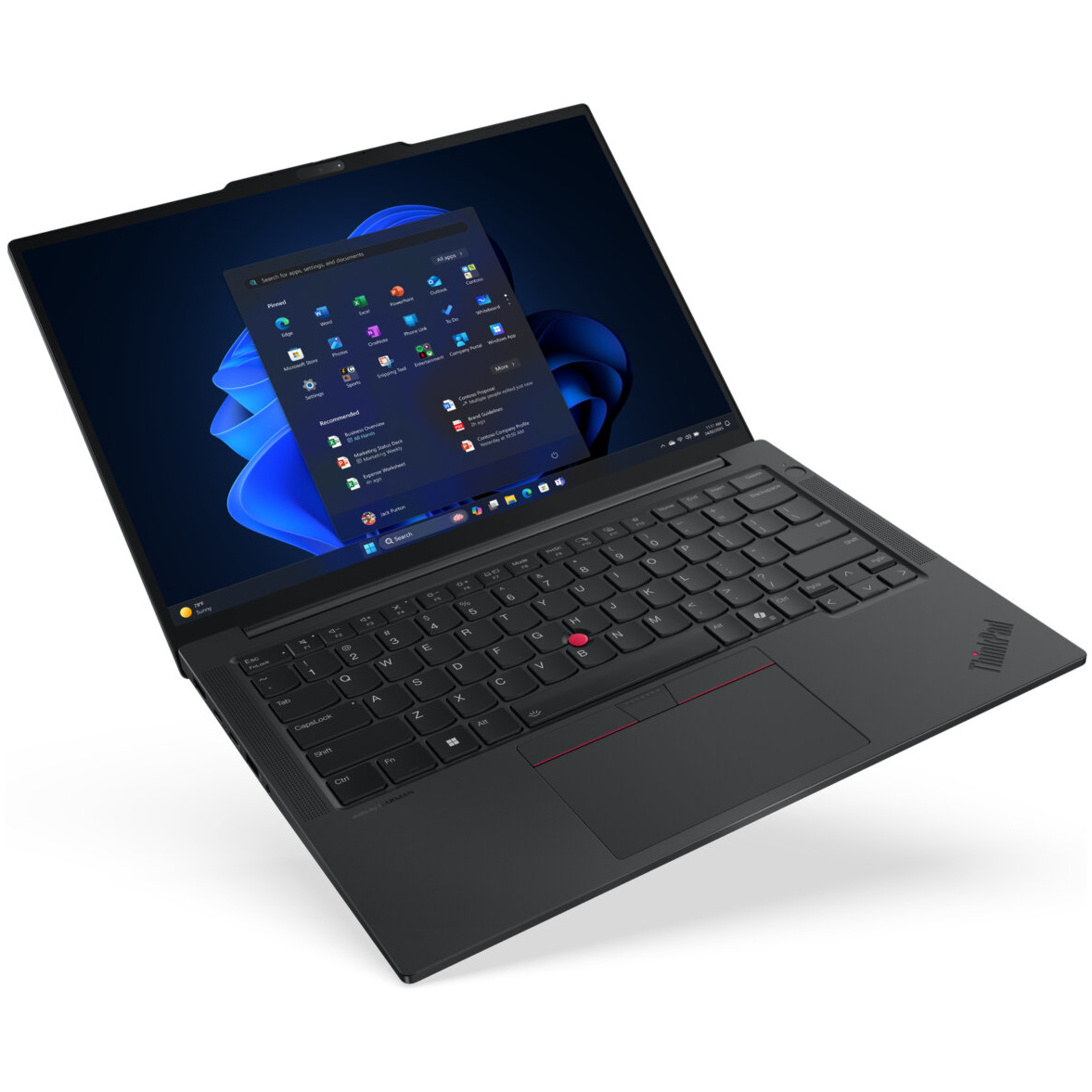 Lenovo ThinkPad E14 Gen 7 Core™ 7 240H 512GB SSD 16GB 14" WUXGA (1920x1200) TOUCHSCREEN IPS WIN11 Pro BLACK Backlit Keyboard FP Reader – תמונה 7