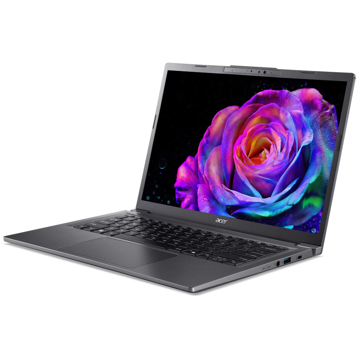 Acer Aspire AI A14-52M-72FH Core™ Ultra 7 256V 1TB SSD 16GB 14" (1920x1200) WIN11 IRON Backlit Keyboard – תמונה 2