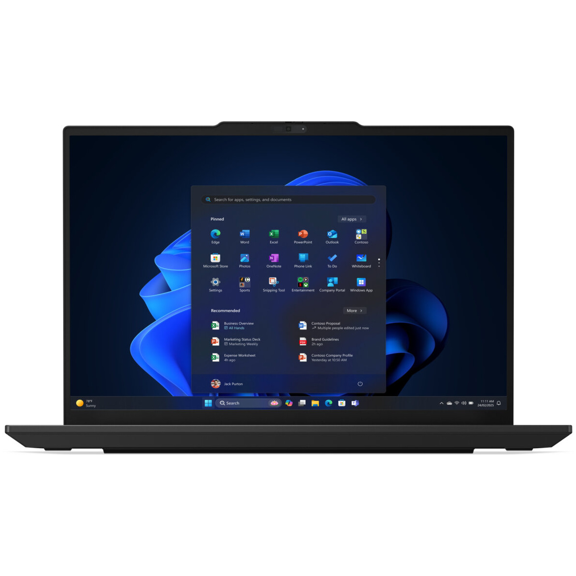 Lenovo ThinkPad E14 Gen 7 Core™ 7 240H 512GB SSD 16GB 14" WUXGA (1920x1200) TOUCHSCREEN IPS WIN11 Pro BLACK Backlit Keyboard FP Reader – תמונה 5