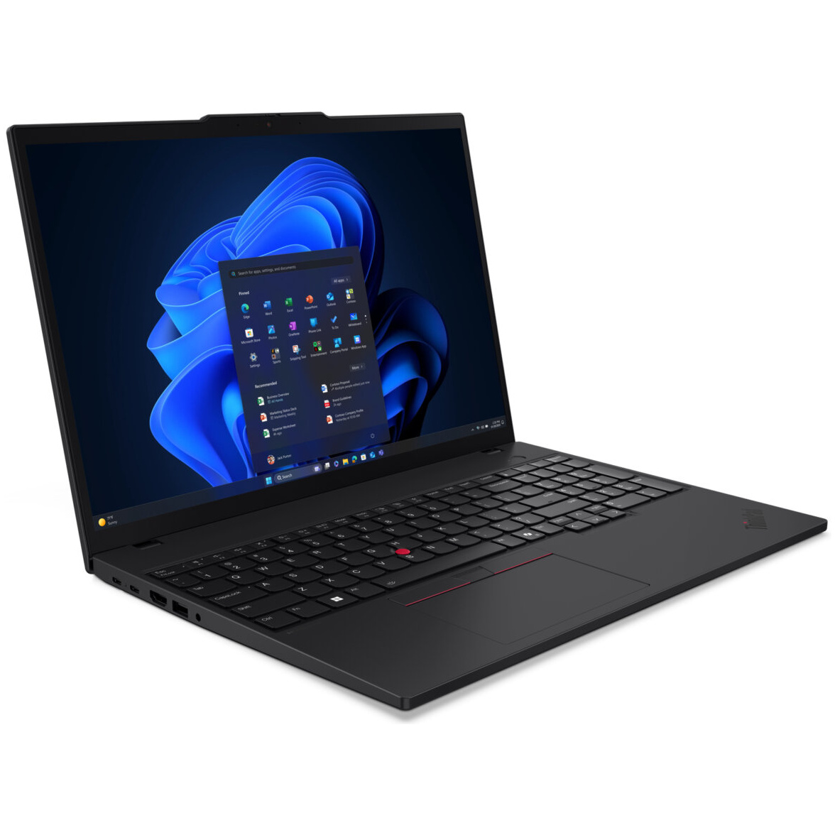 Lenovo ThinkPad T16 Gen 4 Core™ Ultra 7 255U 1TB SSD 16GB 16" (1920x1200) TOUCHSCREEN WIN11 Pro BLACK Backlit Keyboard FP Reader – תמונה 4