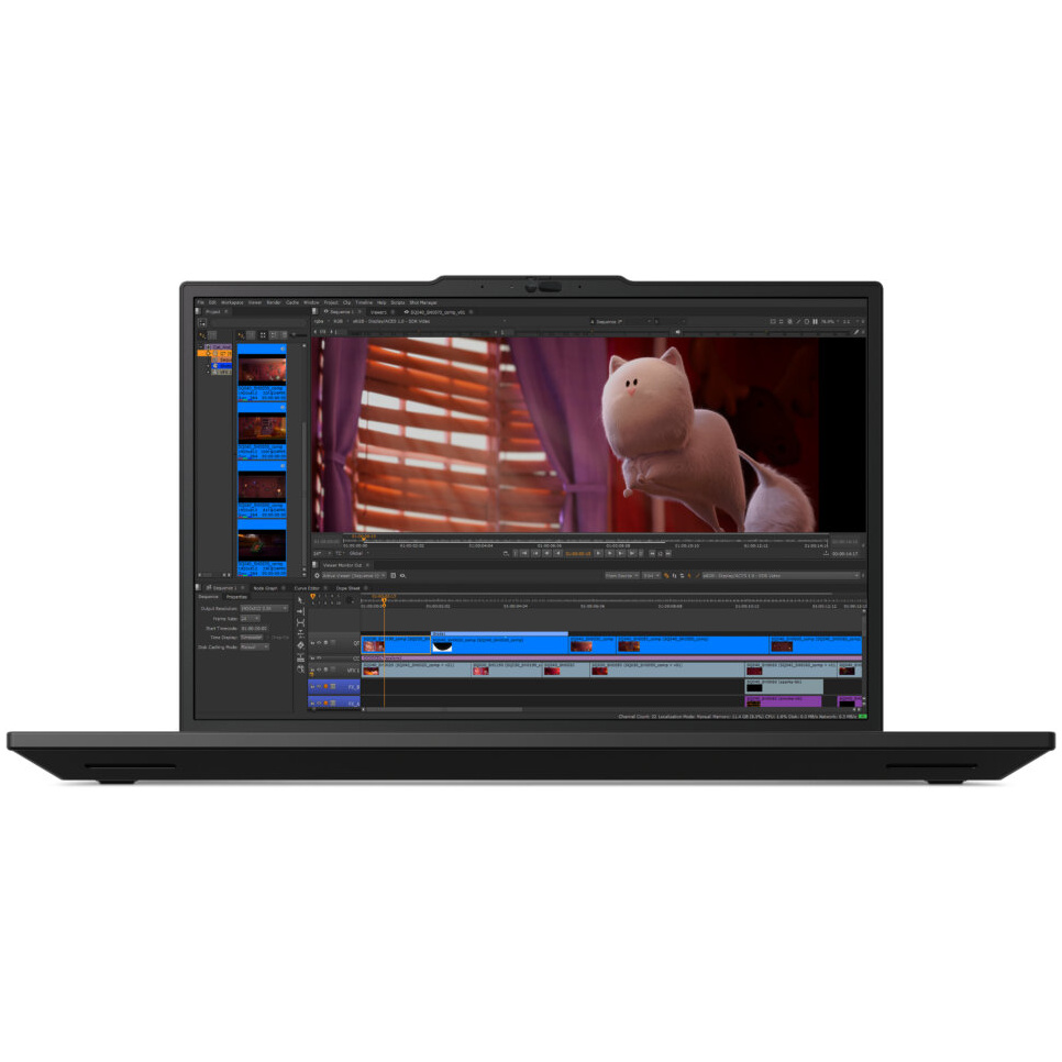 Lenovo ThinkPad P16s Gen 4 MOBILE WORKSTATION Core™ Ultra 7 255H 2TB SSD 64GB 16" (1920x1200) WIN11 Pro NVIDIA® RTX PRO 500 Blackwell 6144MB BLACK Backlit Keyboard FP Reader – תמונה 3