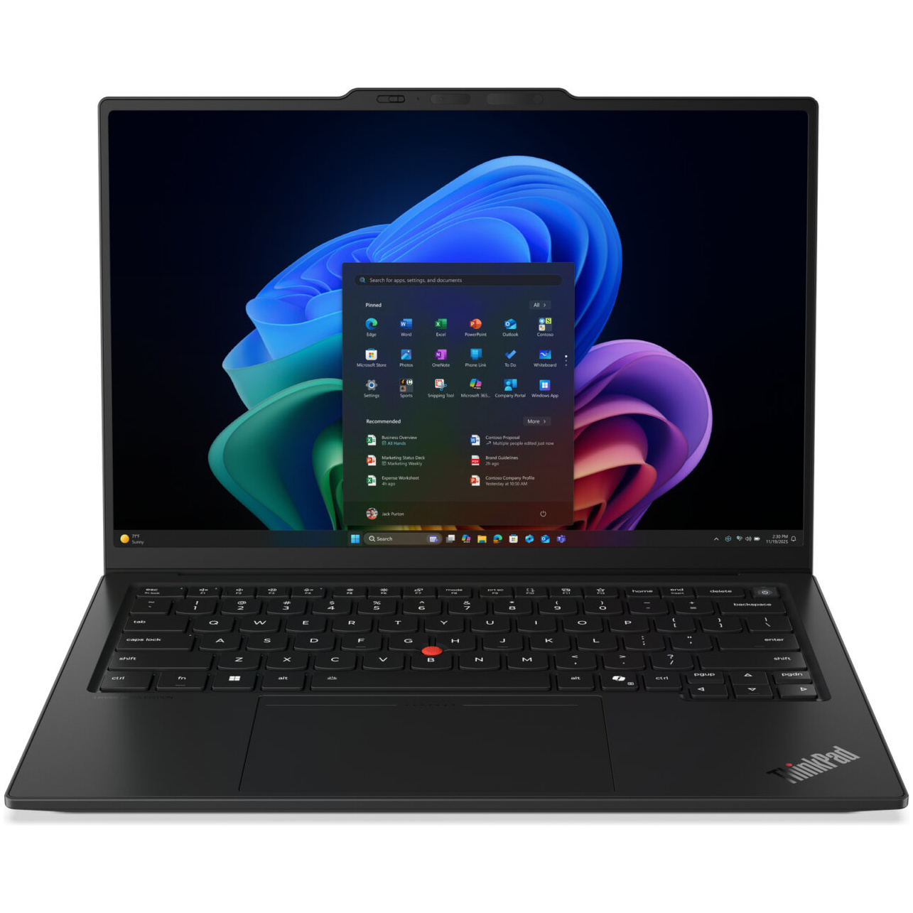Lenovo ThinkPad X1 CARBON Gen 14 Core™ Ultra 7 365 vPro 1TB SSD 32GB 14" (1920x1200) TOUCHSCREEN WIN11 Pro BLACK Backlit Keyboard FP Reader