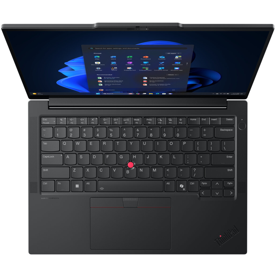 Lenovo ThinkPad E14 Gen 7 Core™ 7 240H 512GB SSD 16GB 14" WUXGA (1920x1200) TOUCHSCREEN IPS WIN11 Pro BLACK Backlit Keyboard FP Reader – תמונה 4