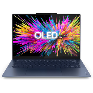 Lenovo YOGA SLIM 7 14Q8X9 2-IN-1 Copilot+ PC Snapdragon® X Elite X1E-78-100 512GB SSD 16GB 14.5" (2944x1840) OLED TOUCHSCREEN WIN11 COSMIC BLUE Backlit Keyboard